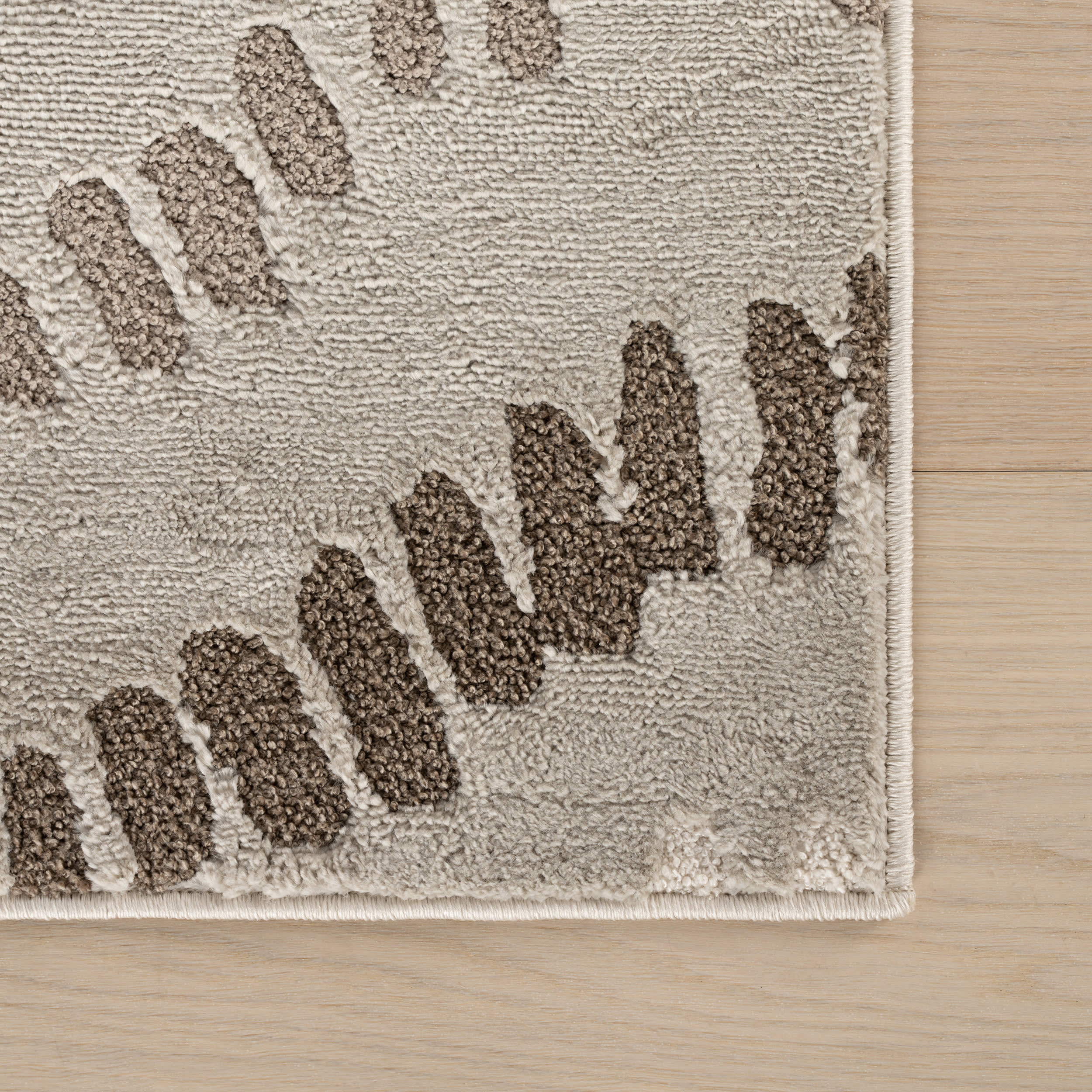 Harrah Modern Abstract Rug | Beige - Image 4