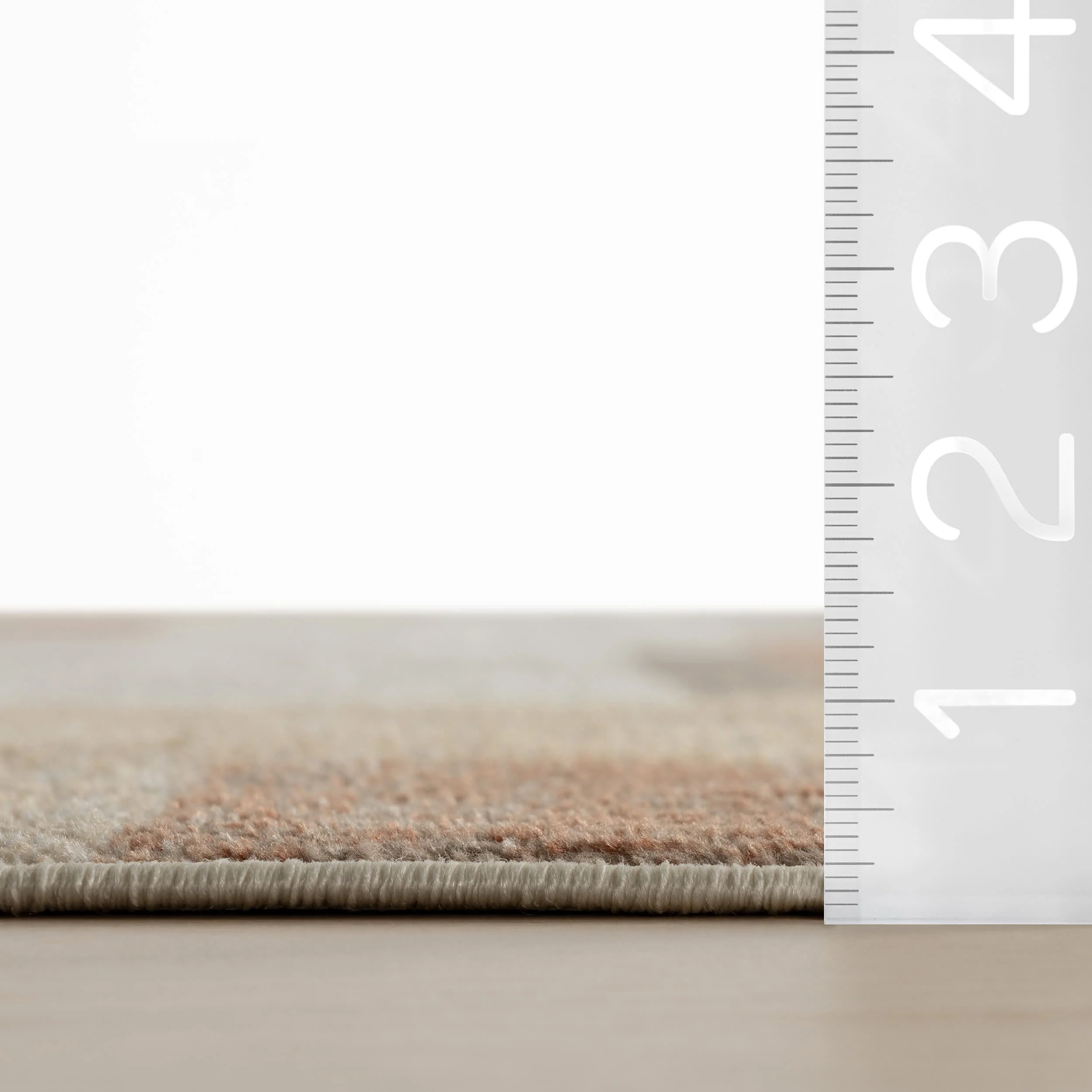 Harrah Rustic Abstract Washable Rug | Tan - Image 6