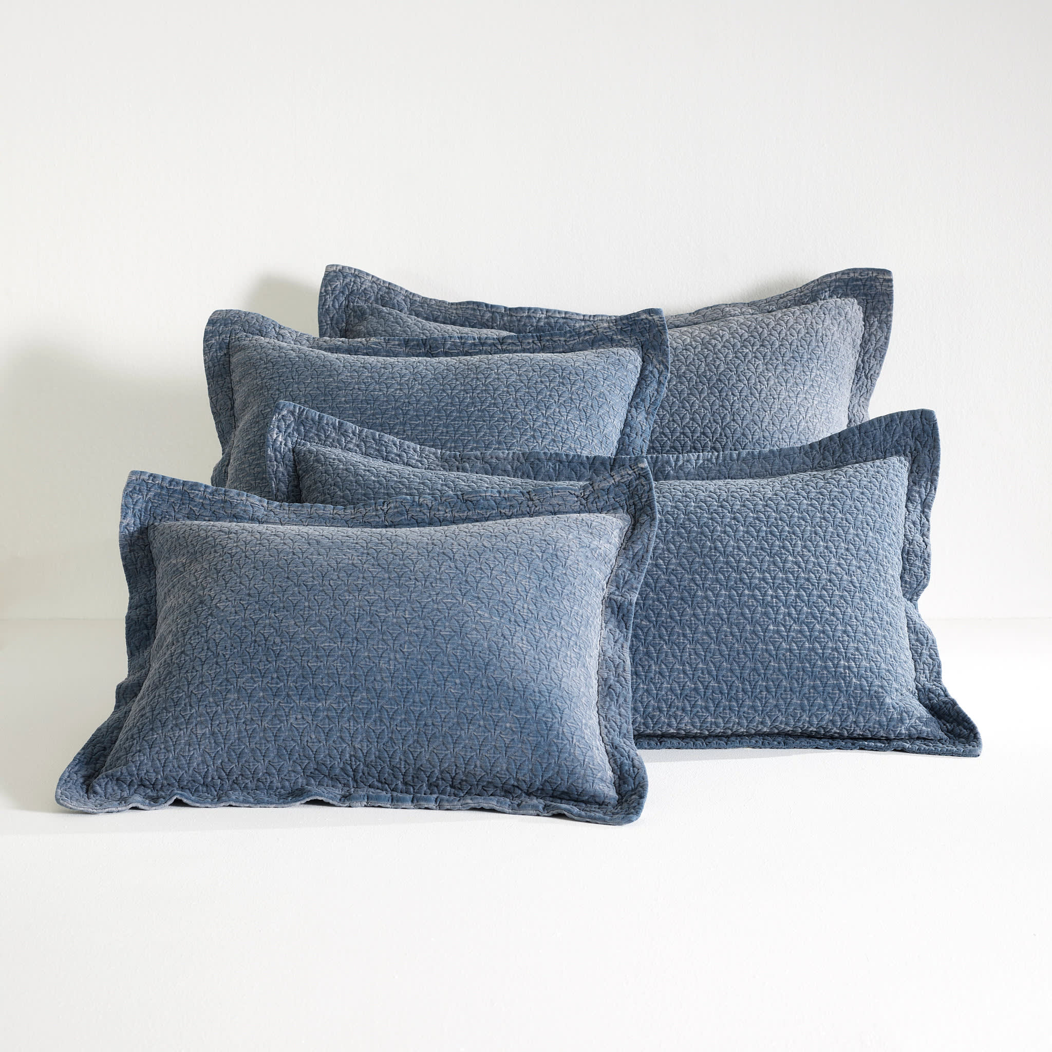 Hawley Matelasse Sham | Indigo