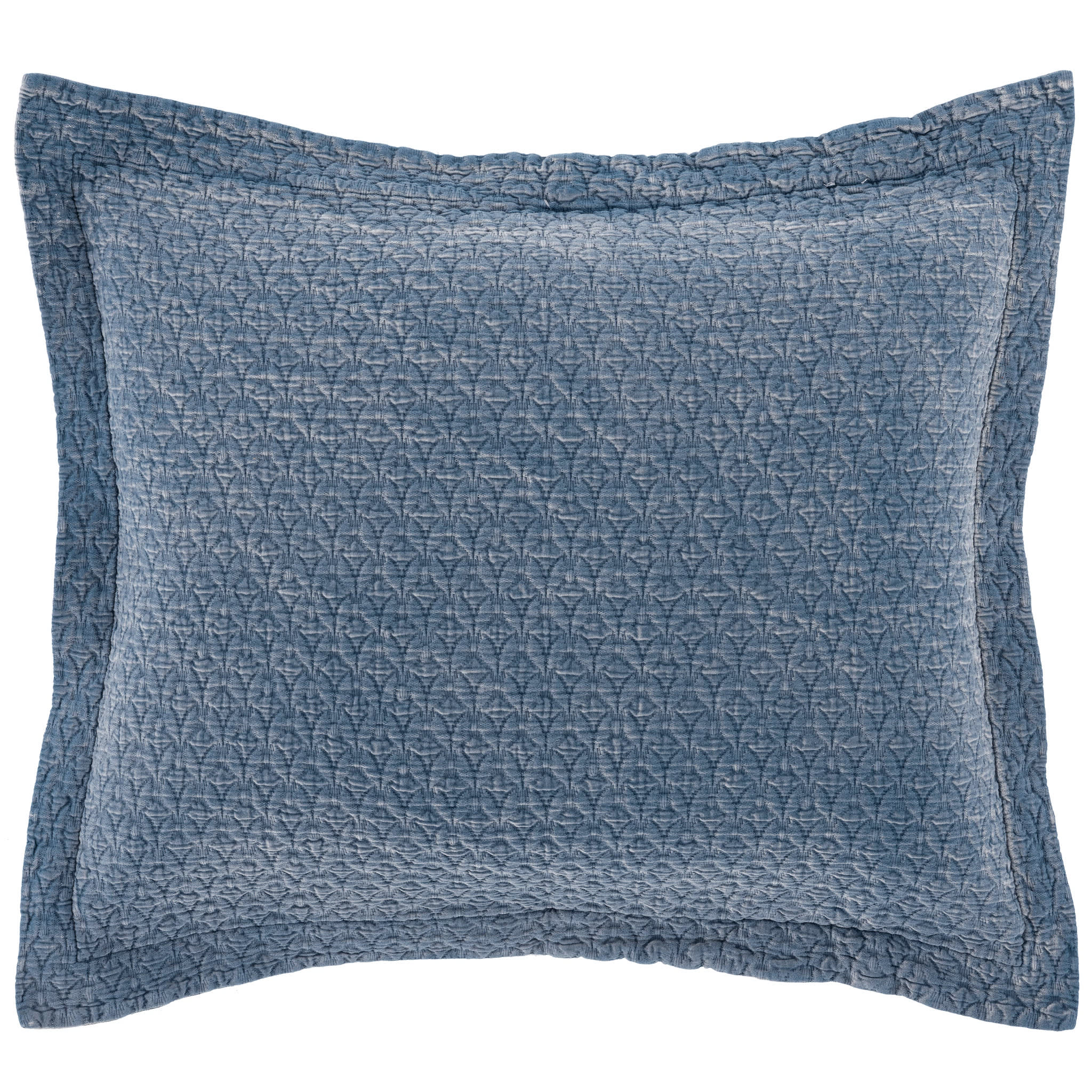Hawley Matelasse Sham | Indigo - Image 2