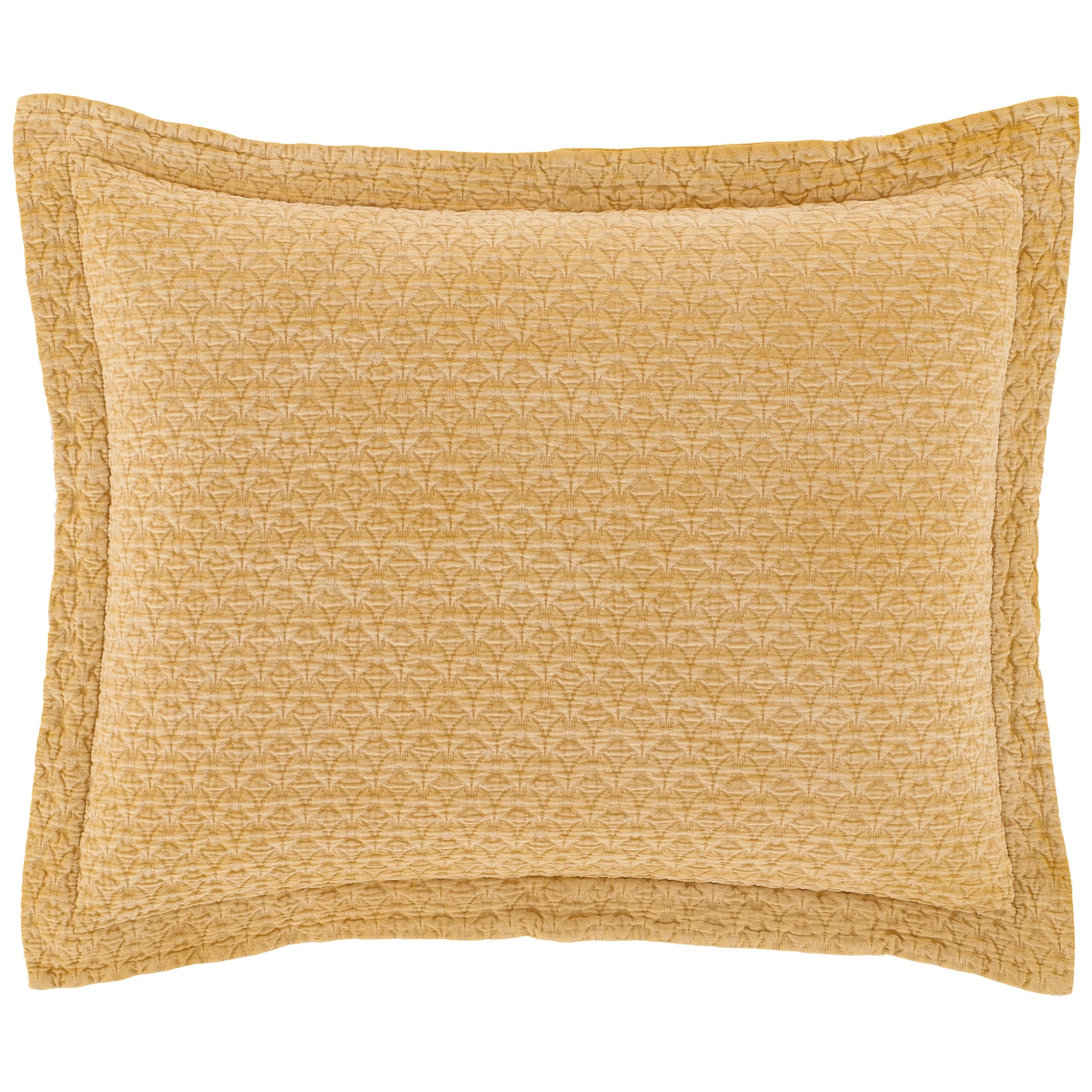 Hawley Matelasse Sham | Ochre - Image 2