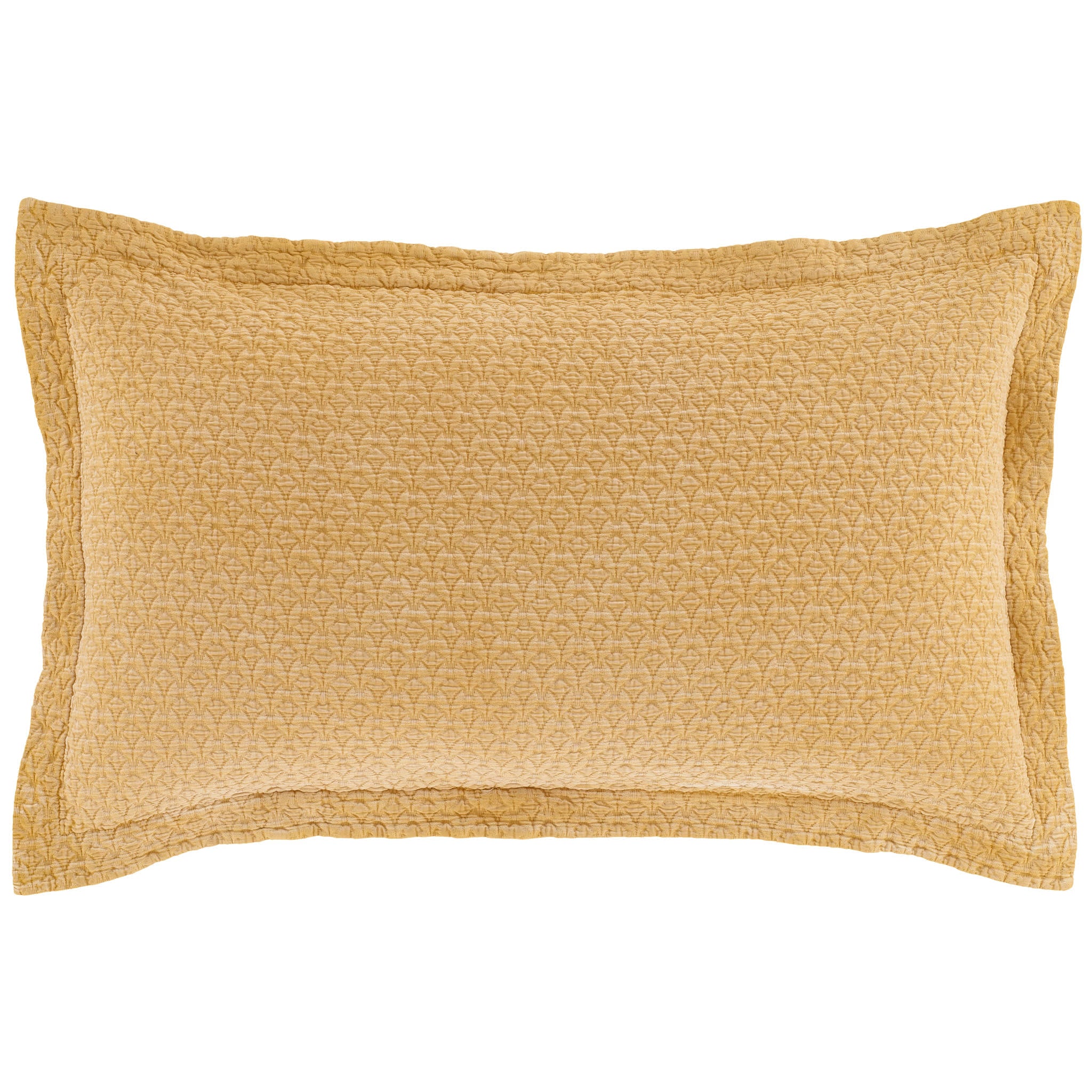 Hawley Matelasse Sham | Ochre - Image 3