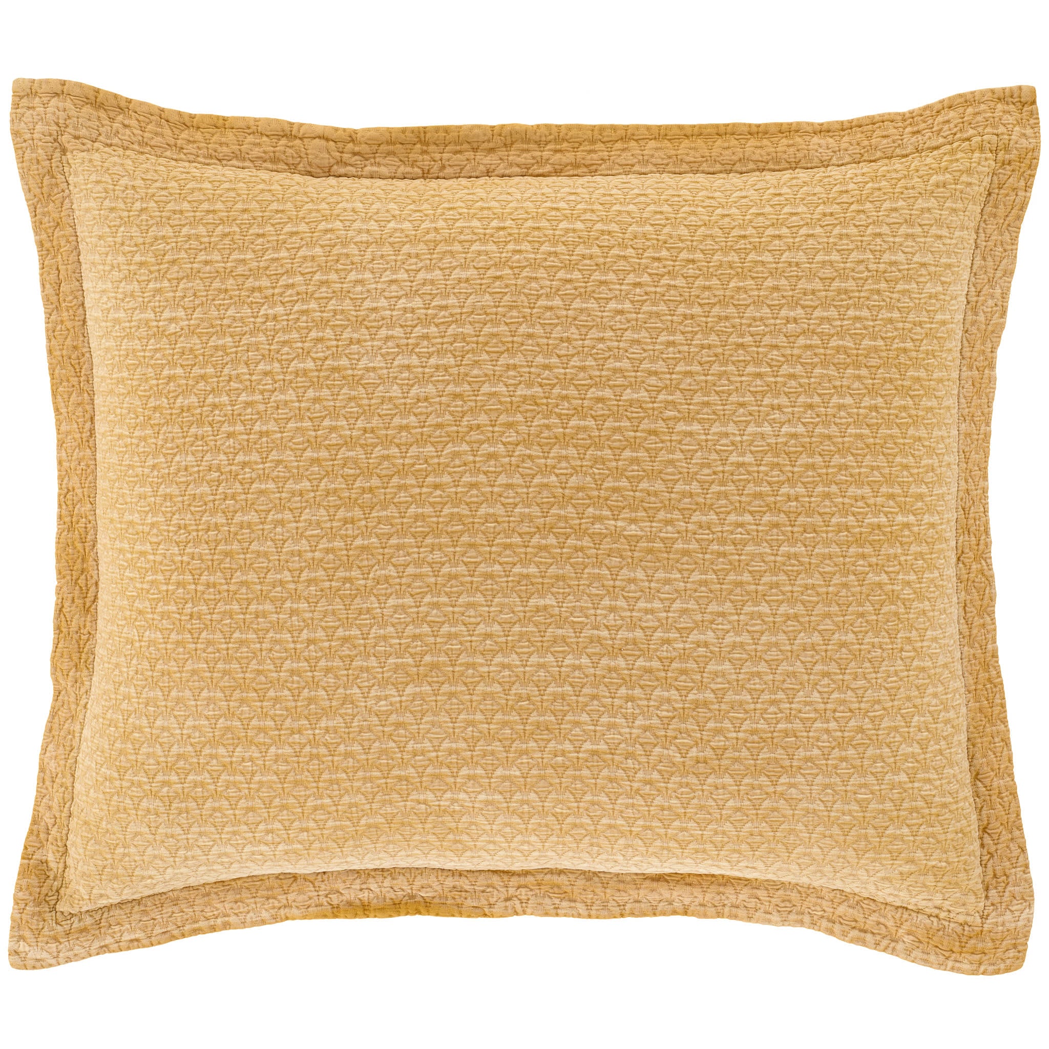 Hawley Matelasse Sham | Ochre - Image 4