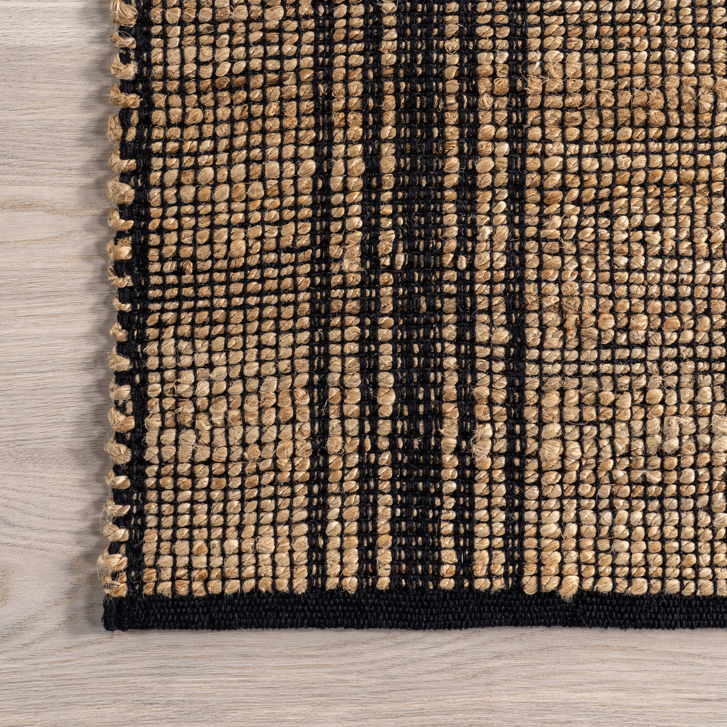 Hayes Striped Braided Jute Rug | Natural - Image 3