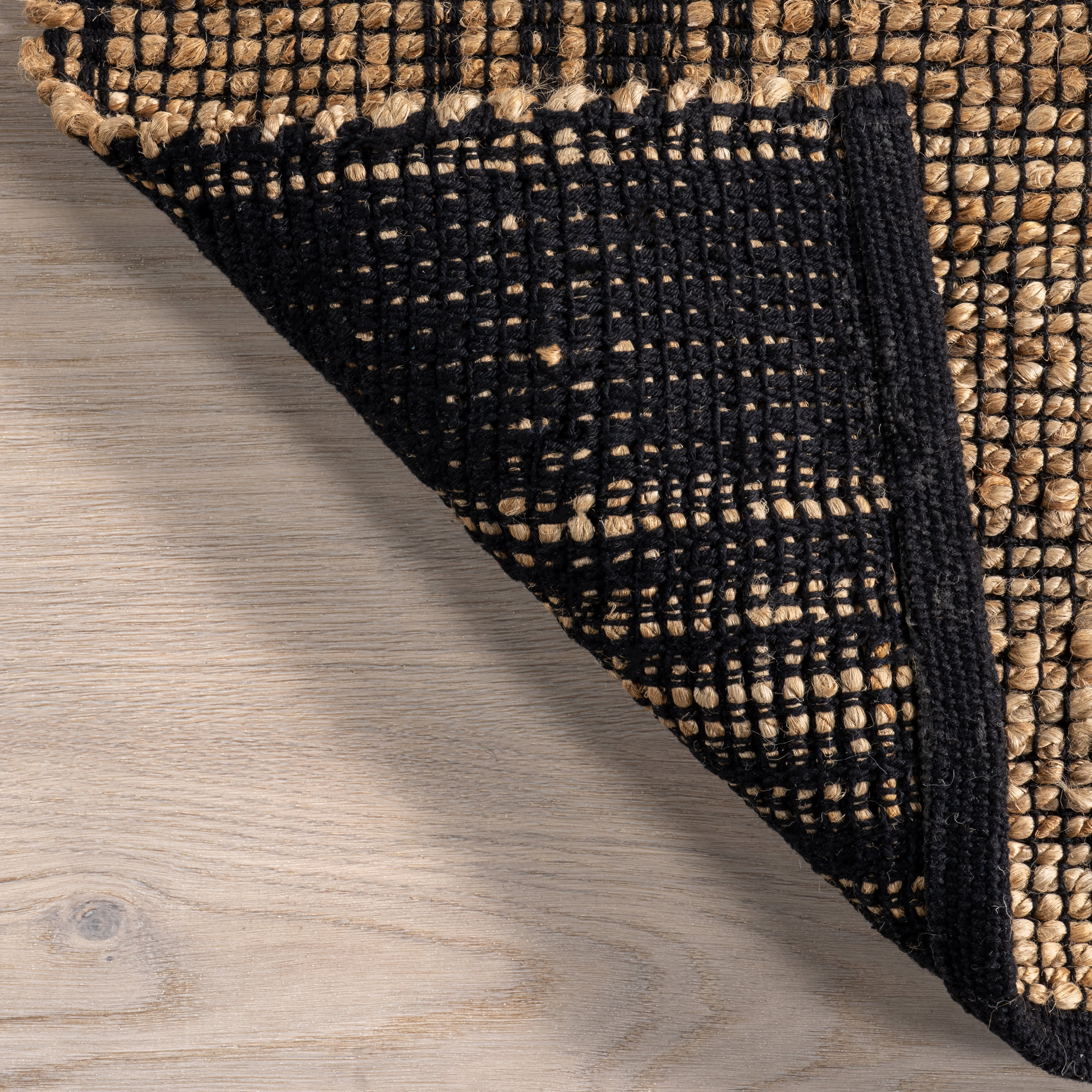 Hayes Striped Braided Jute Rug | Natural - Image 6