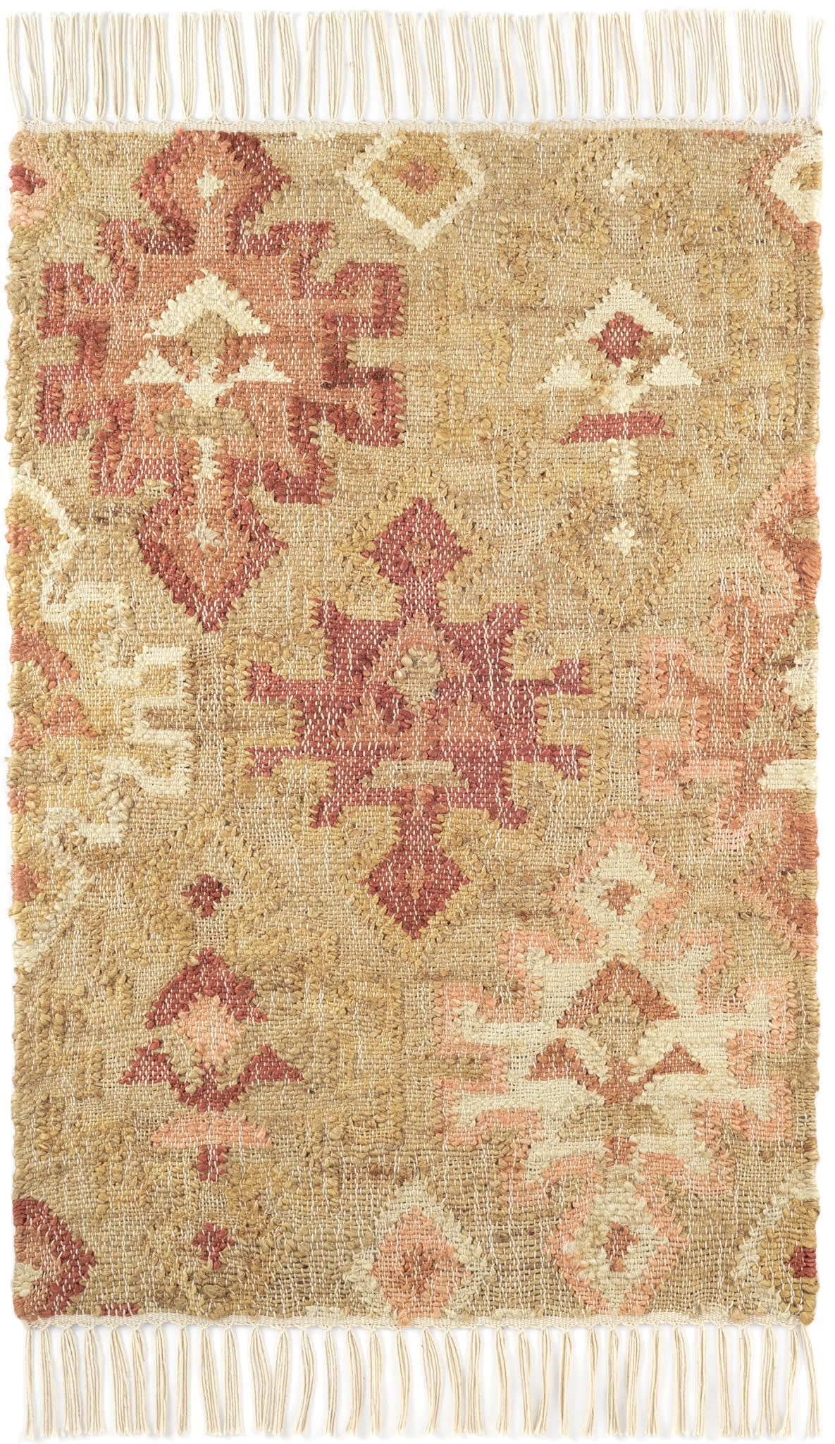 Hazel Handwoven Jute Rug | Pink - Image 5