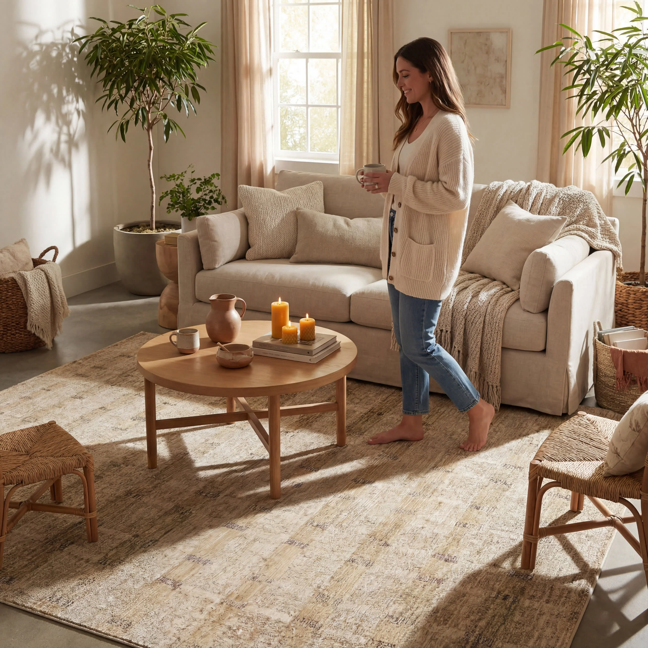 Hearthstone Modern Bohemian Rug | Brown - Image 9