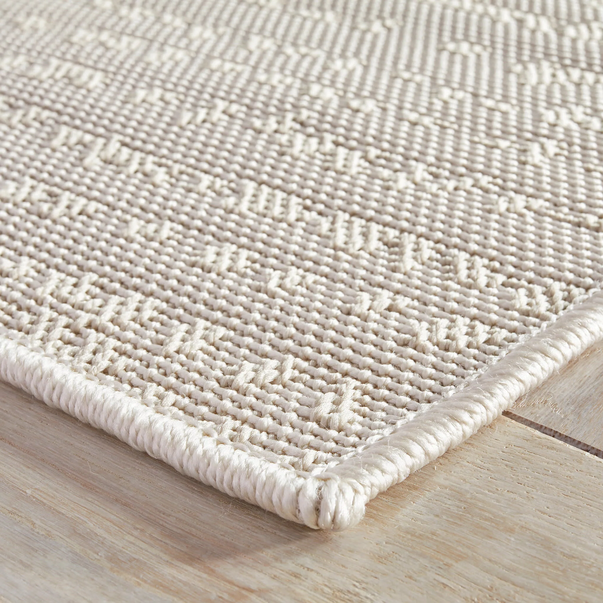 Heath Woven Indoor/Outdoor Custom Rug | Plaster - Image 5