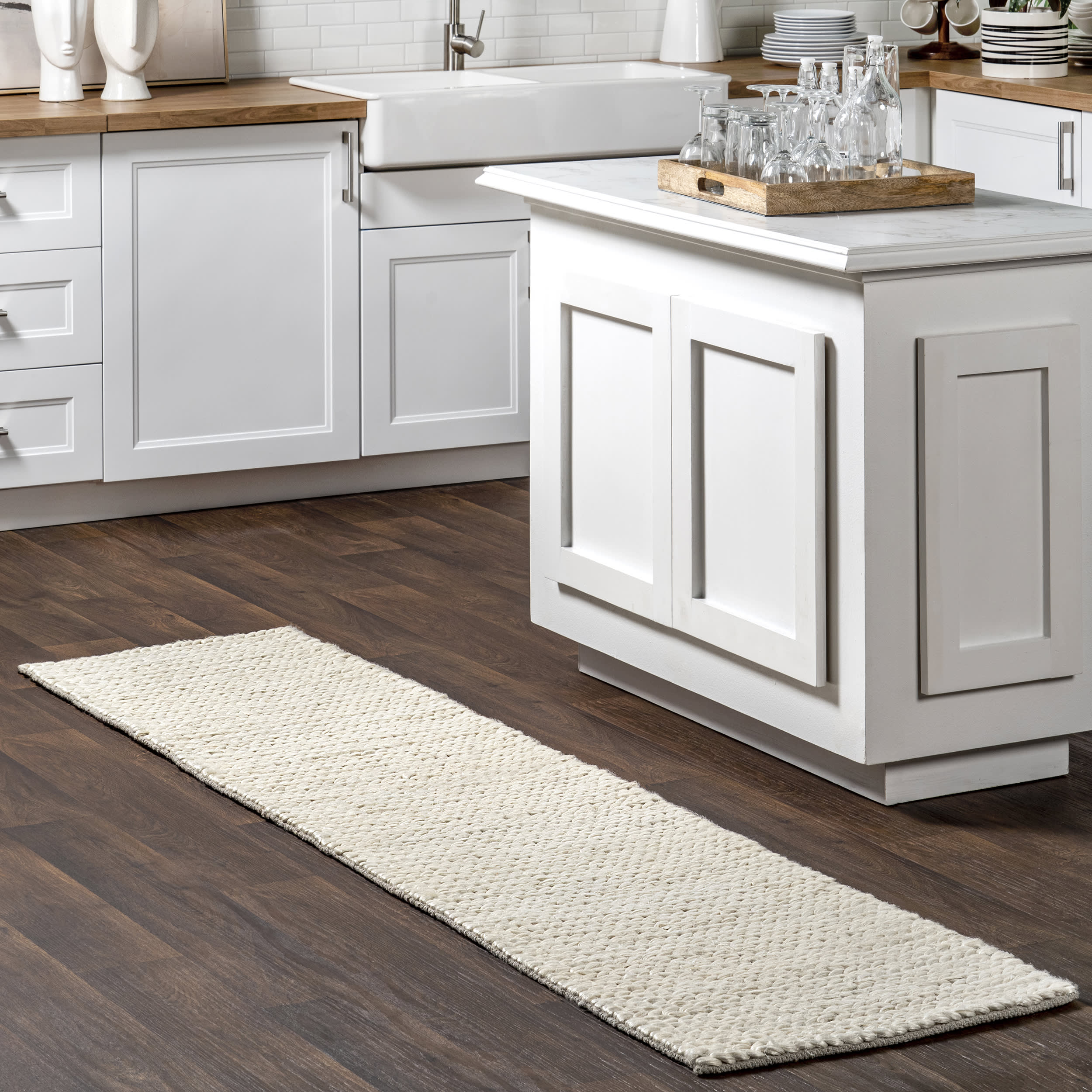 Helga Jute Rug | Off White - Image 2