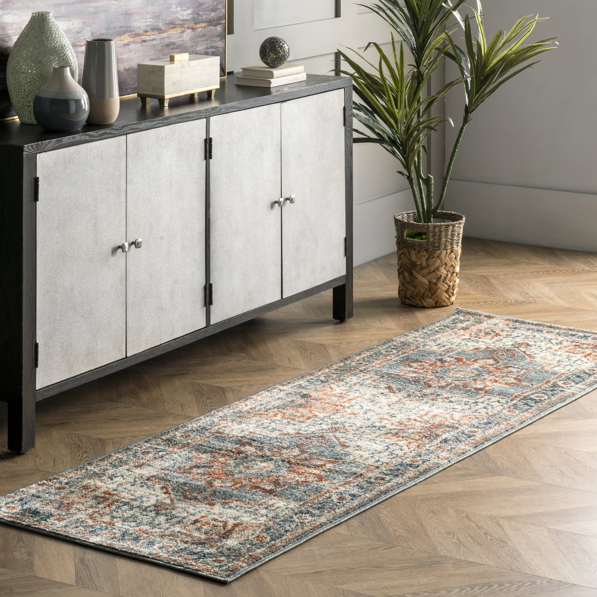 Helios Medallion Rug | Blue - Image 2