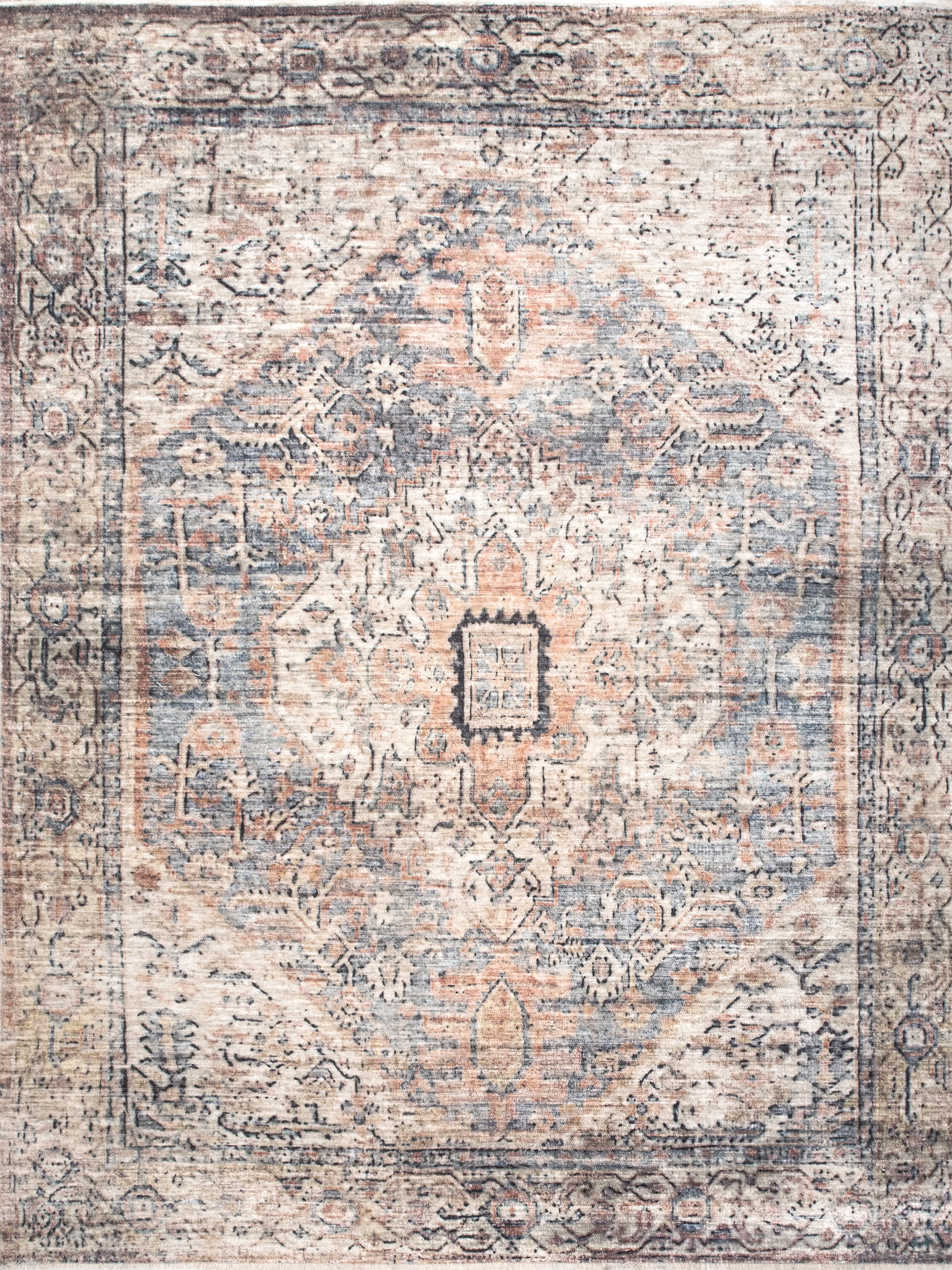 Herati Medallion Rug | Multicolor