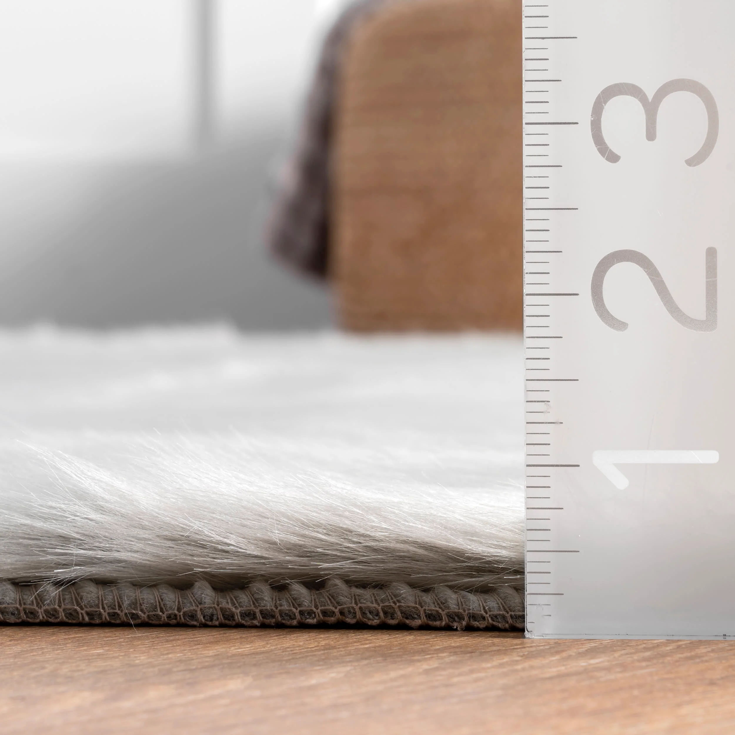 Hermione Shag Rug | Grey - Image 5