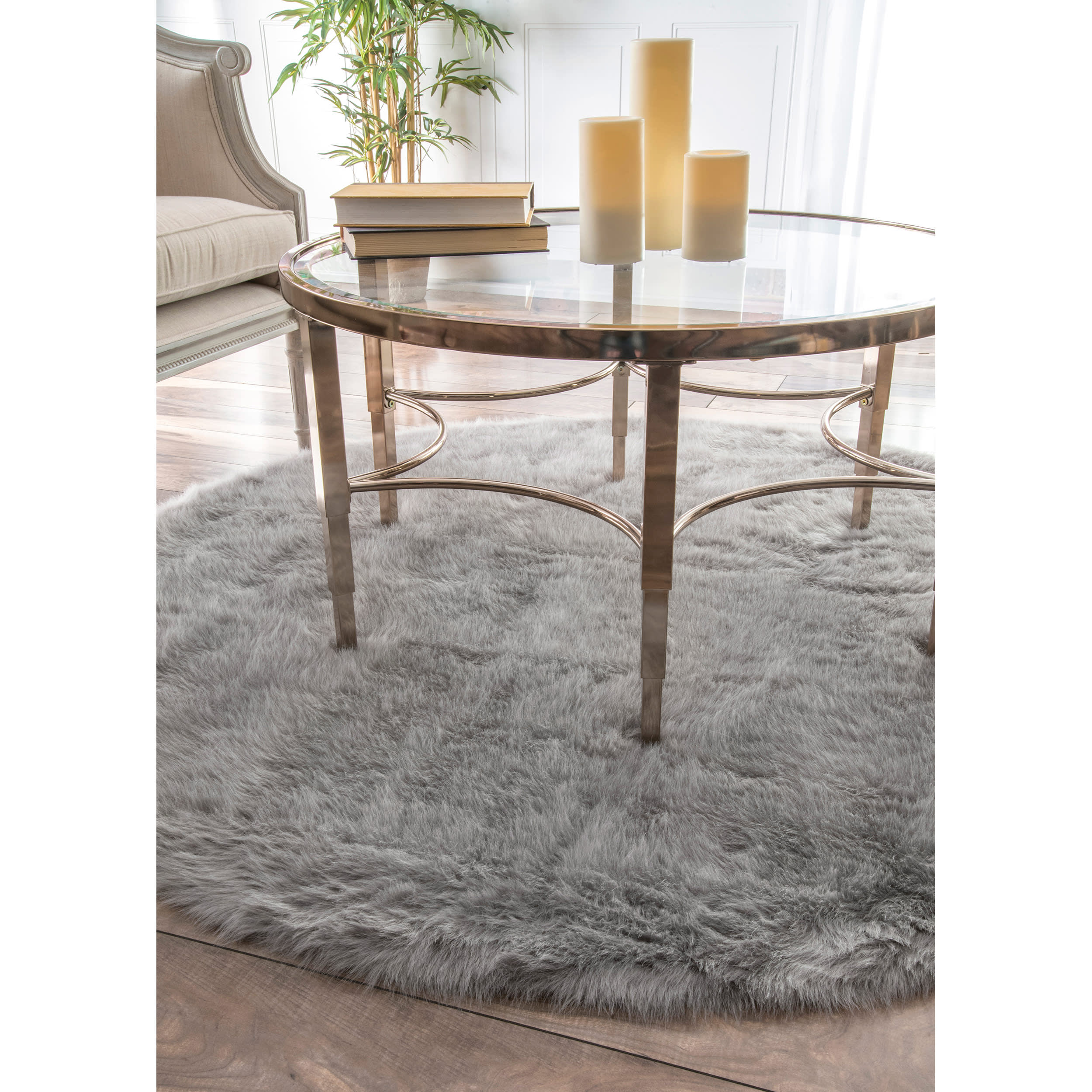 Hermione Shag Rug | Grey - Image 2