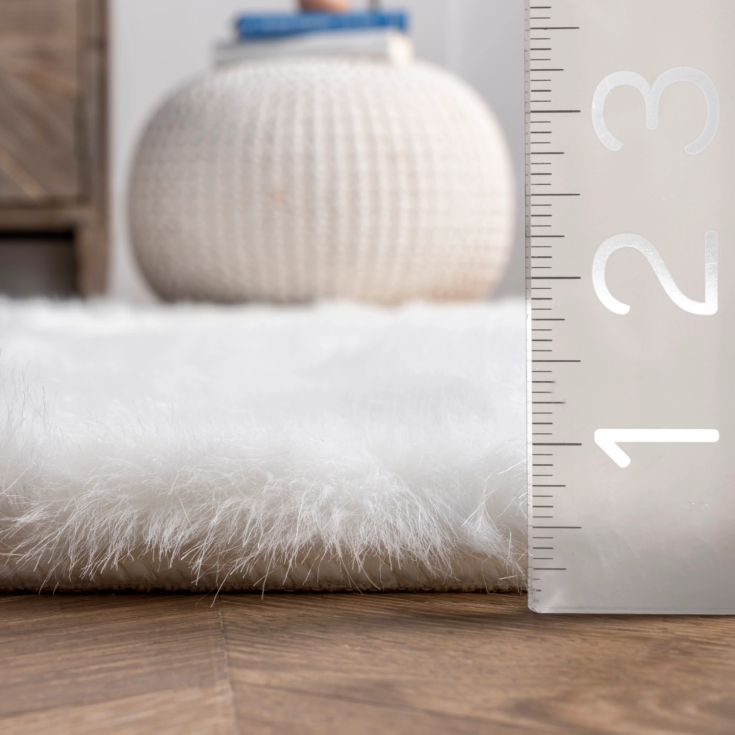 Hermione Shag Rug | Ivory - Image 5