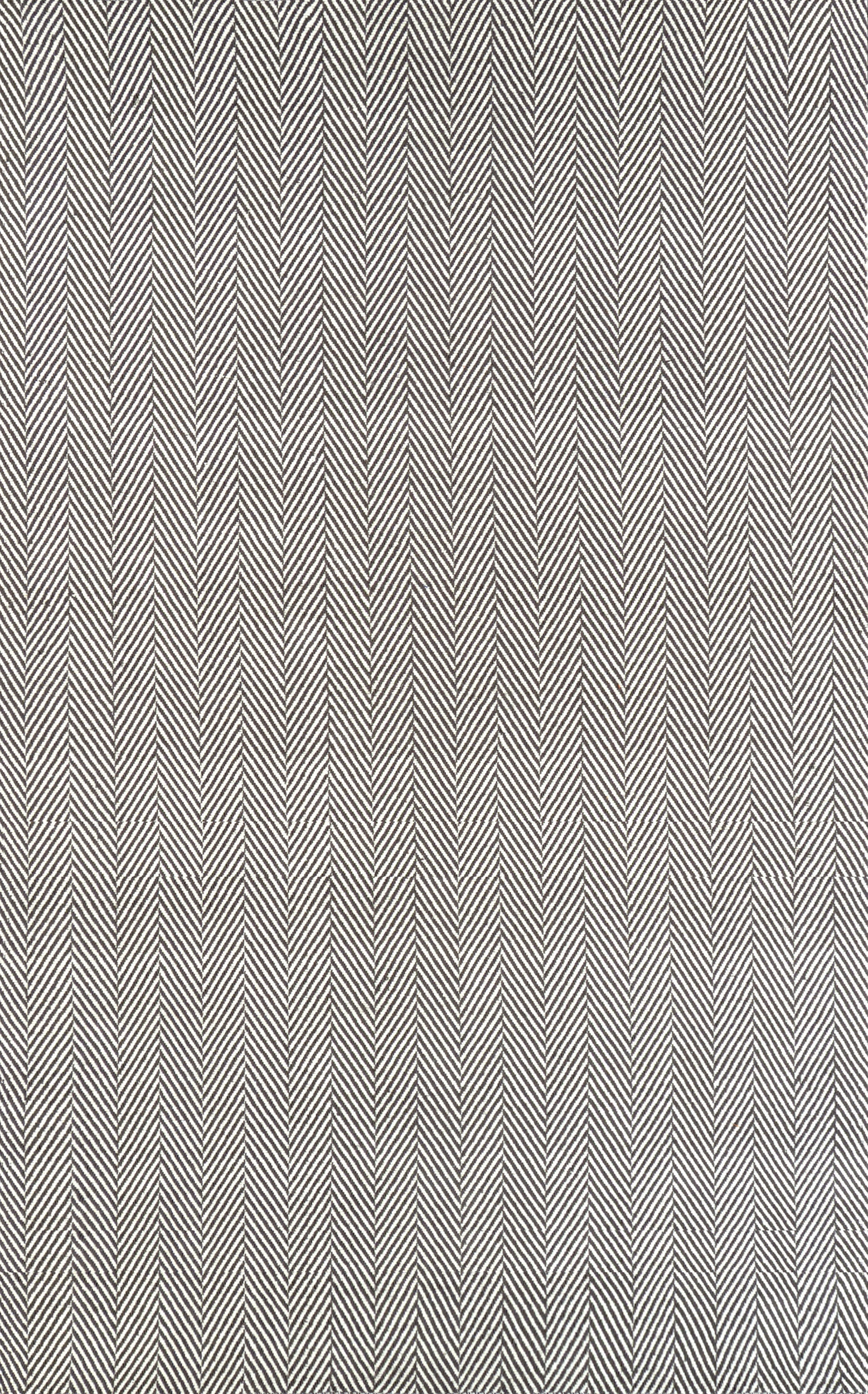 Herringbone Cotton Flatwoven Rug | Grey