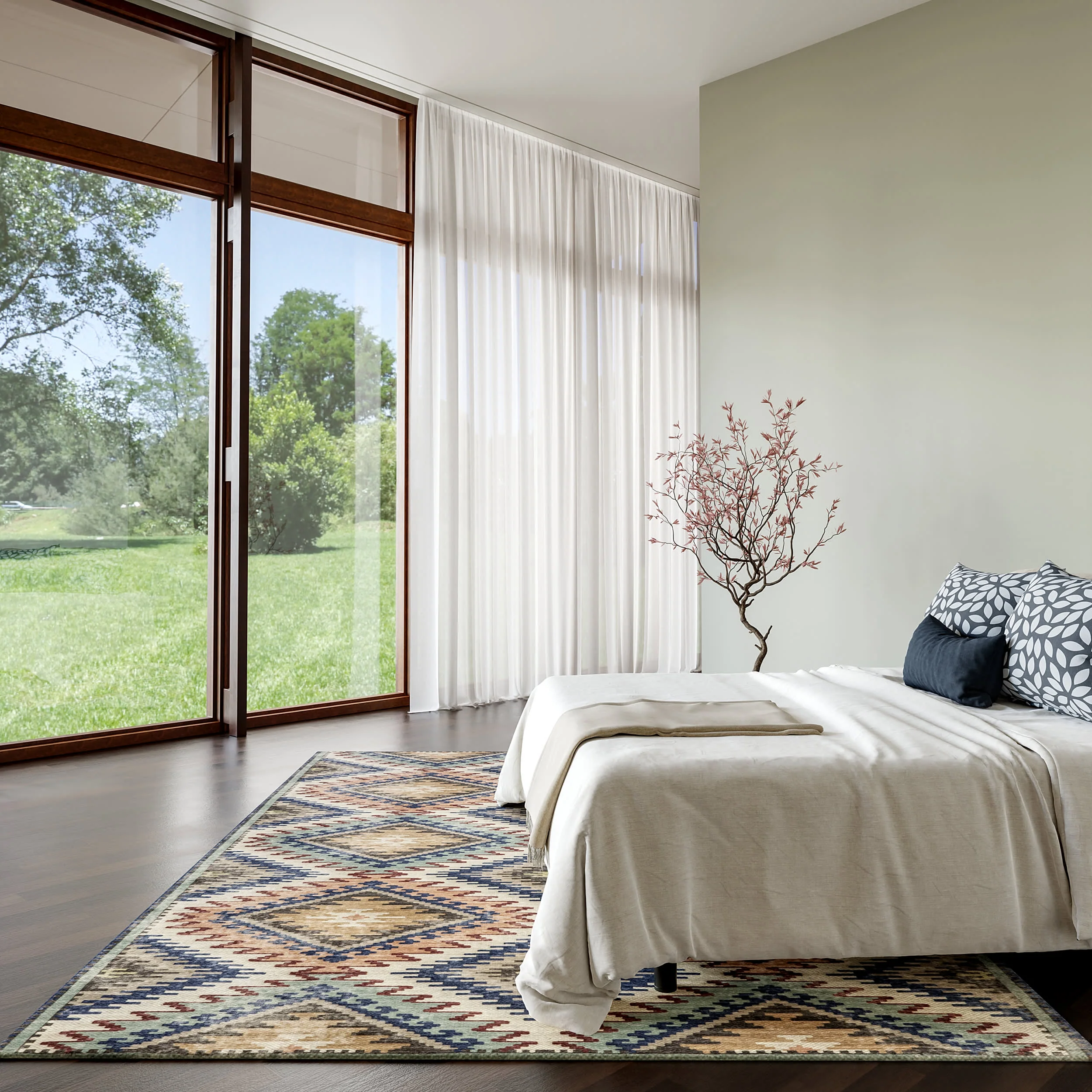 Himalaya Wool Rug | Multicolor - Image 2