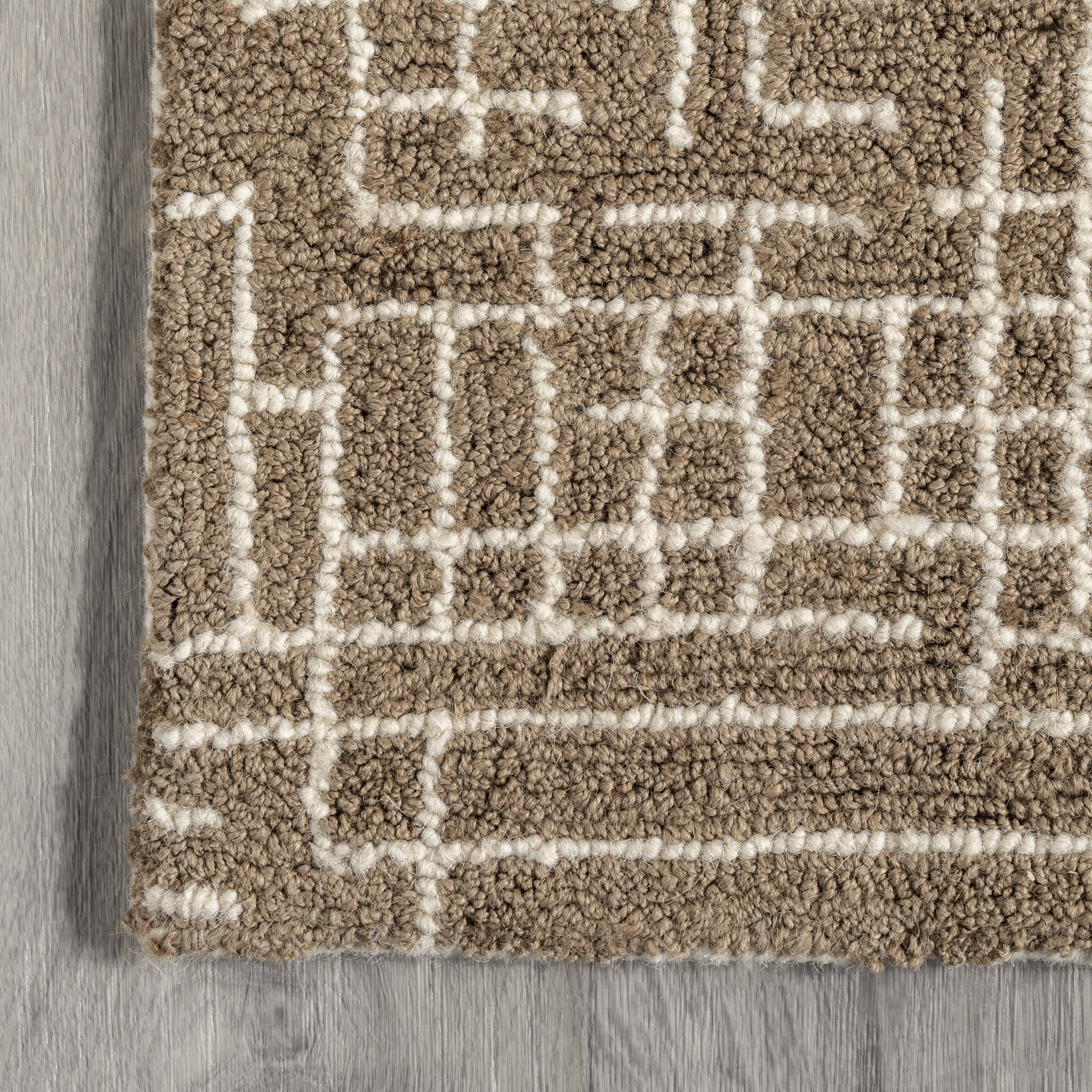 Hive Jute and Wool Rug | Natural - Image 3