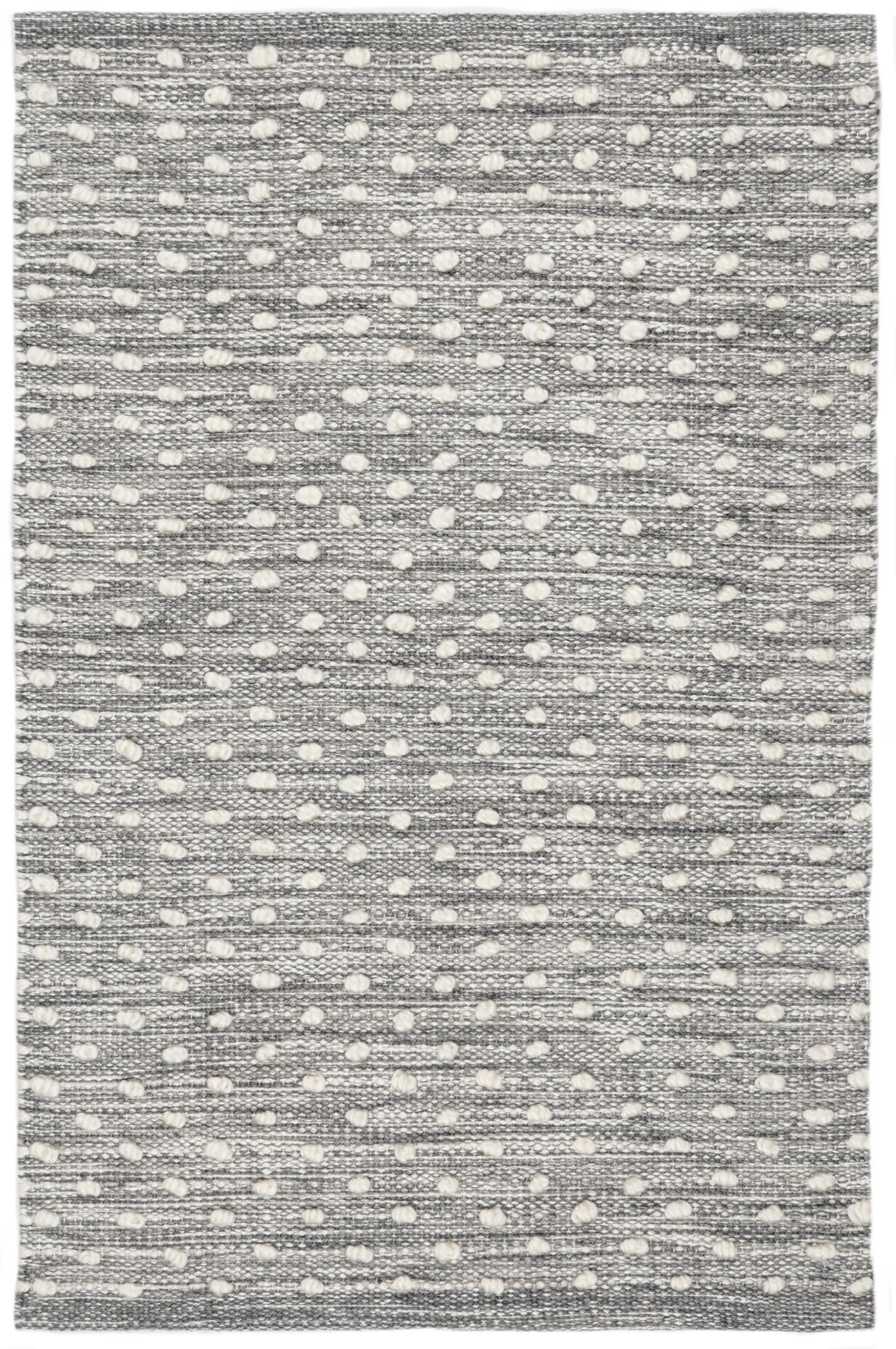 Hobnail Handwoven Performance Rug | Grey