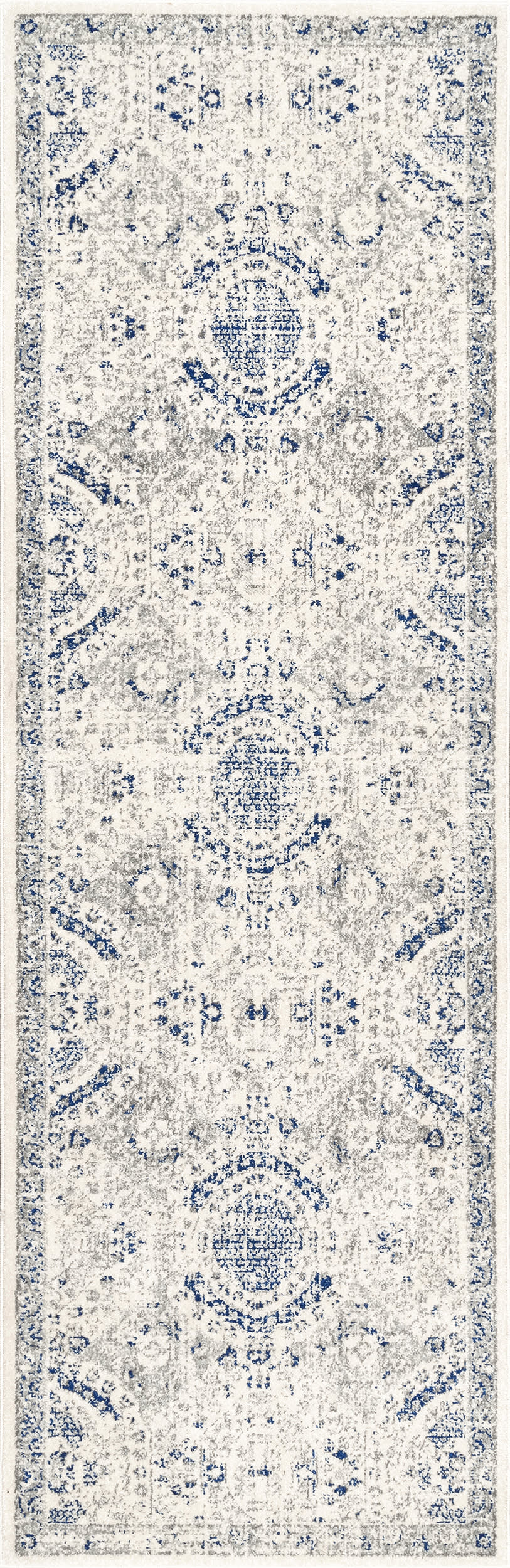 Honeycomb Labyrinth Rug | Blue