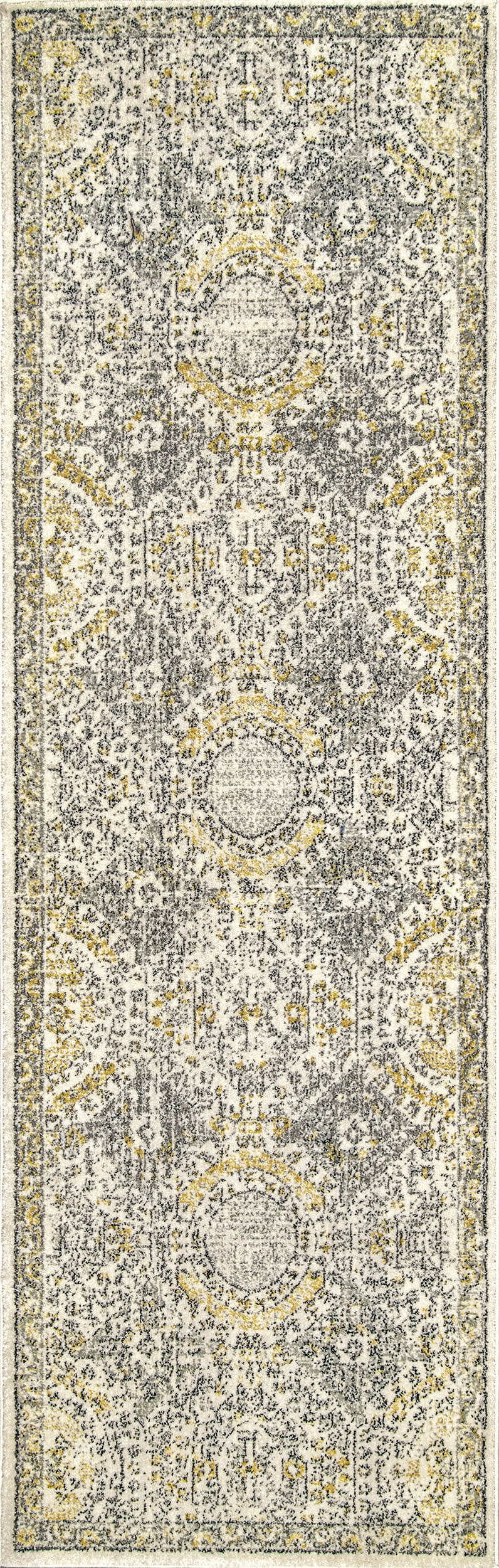 Honeycomb Labyrinth Rug | Gold