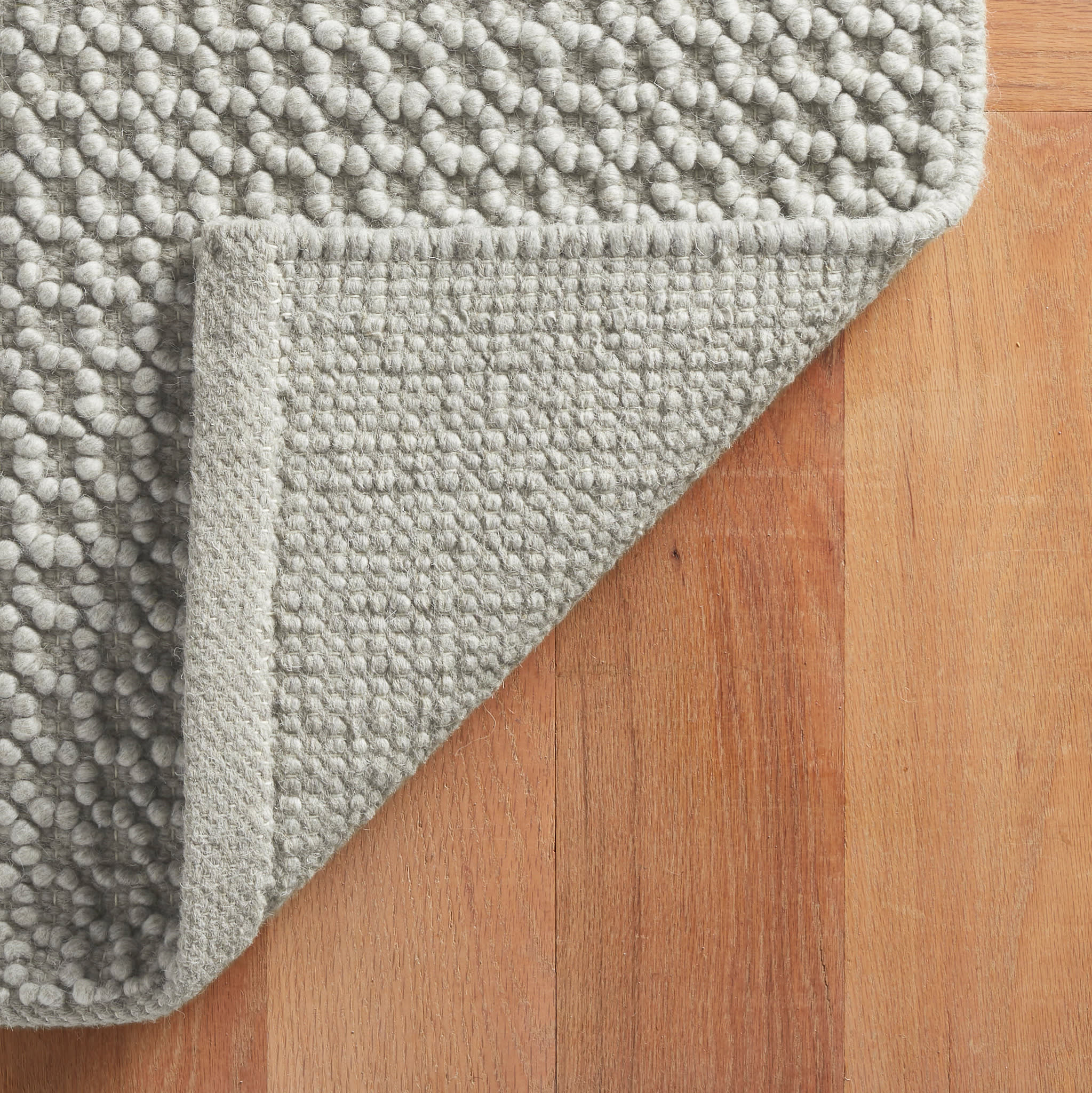 Hooper Handwoven Wool Rug | Grey - Image 6