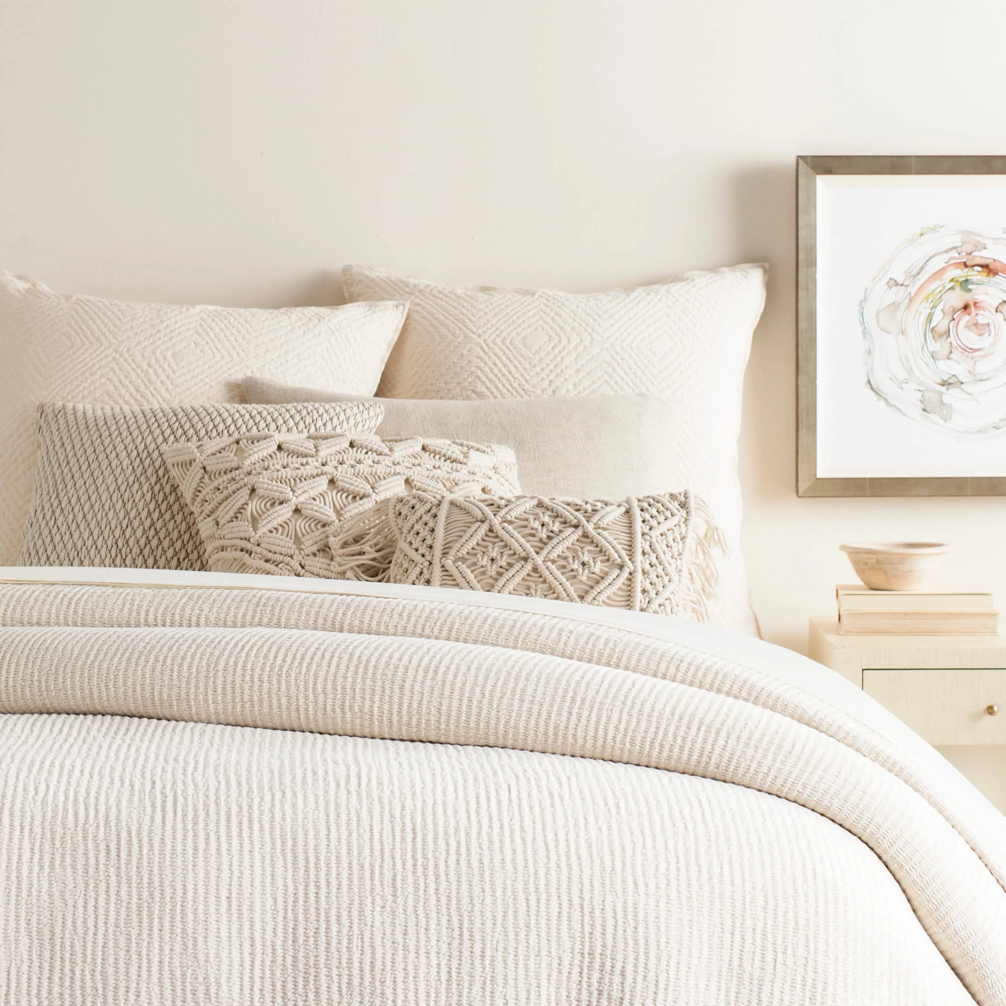 Hoyt Coverlet | Alabaster