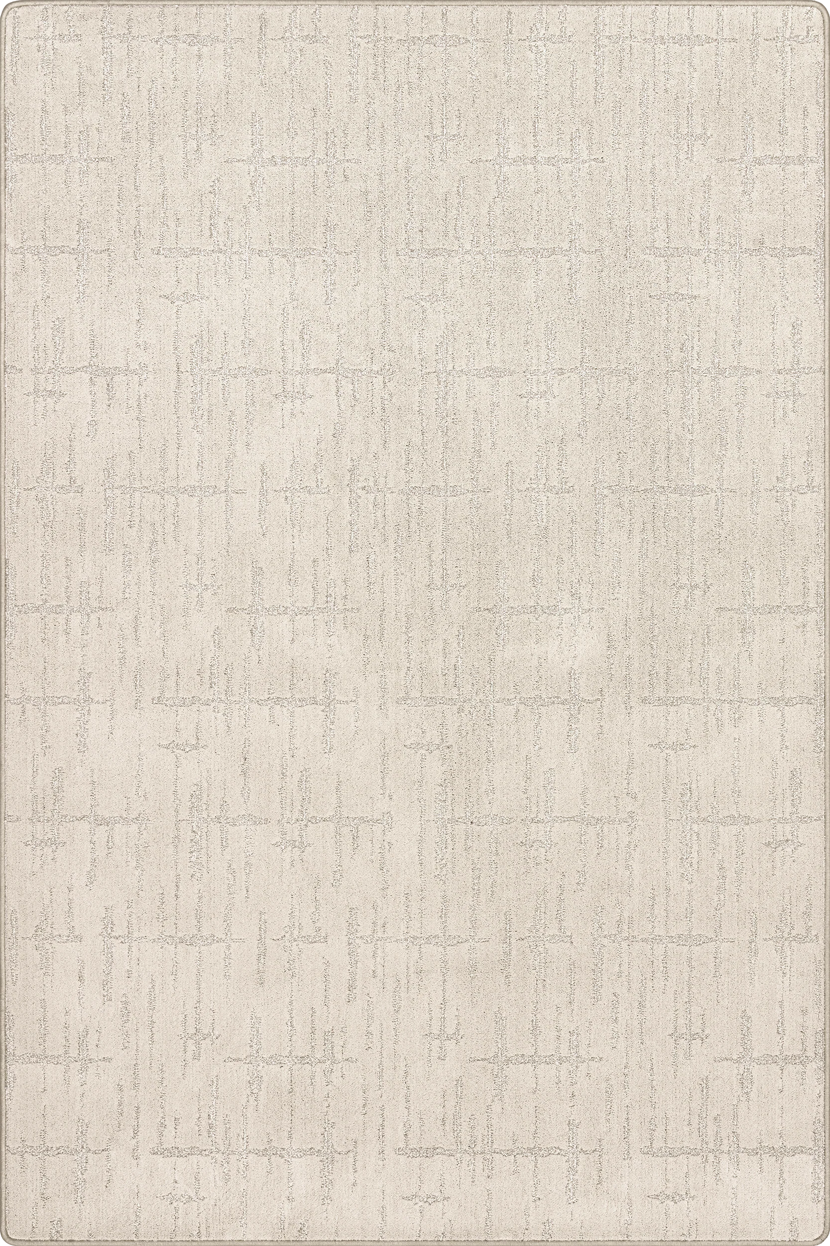 Ibis Crosshatch Custom Rug | Light Beige