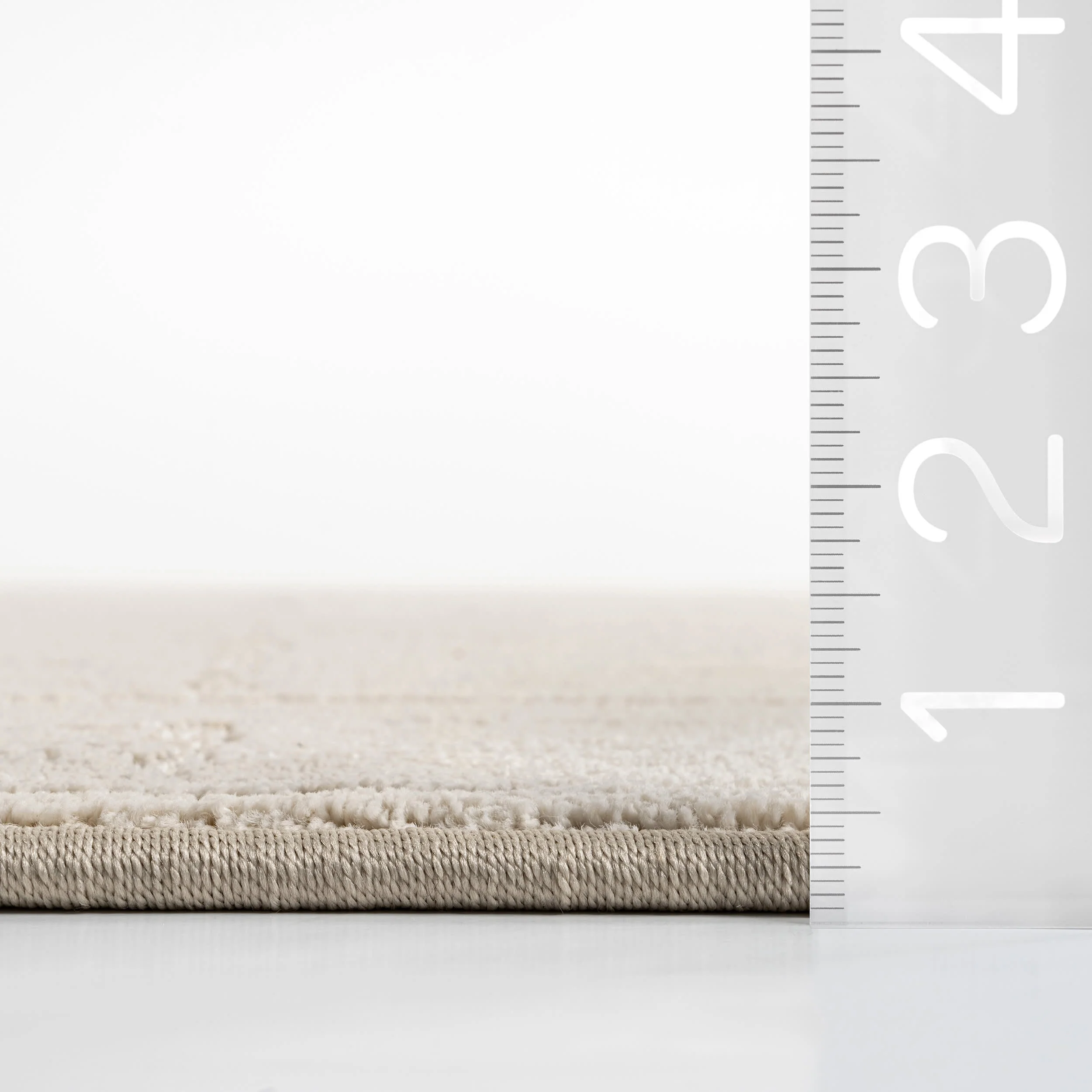 Ibis Crosshatch Custom Rug | Light Beige - Image 3