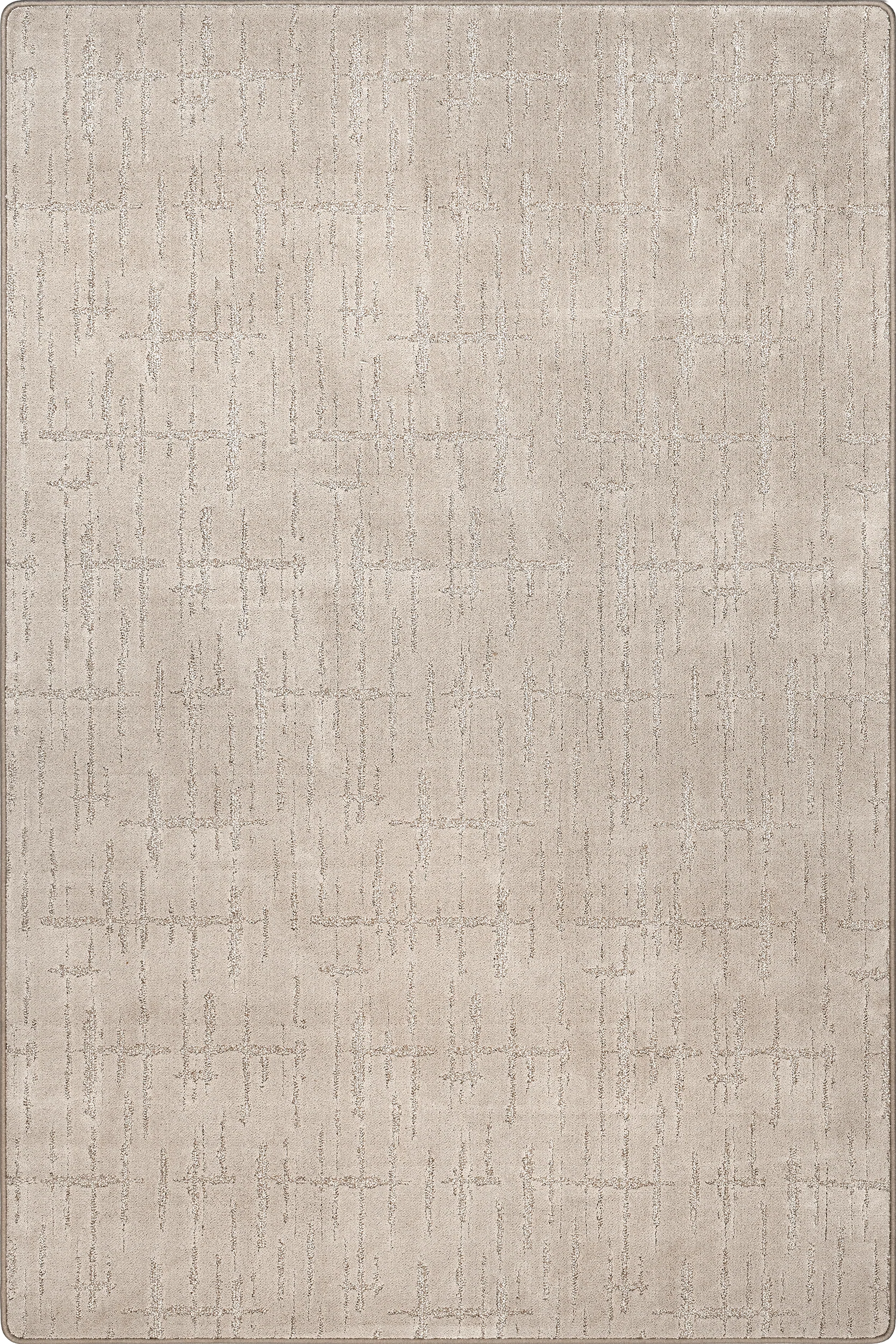Ibis Crosshatch Custom Rug | Light Brown