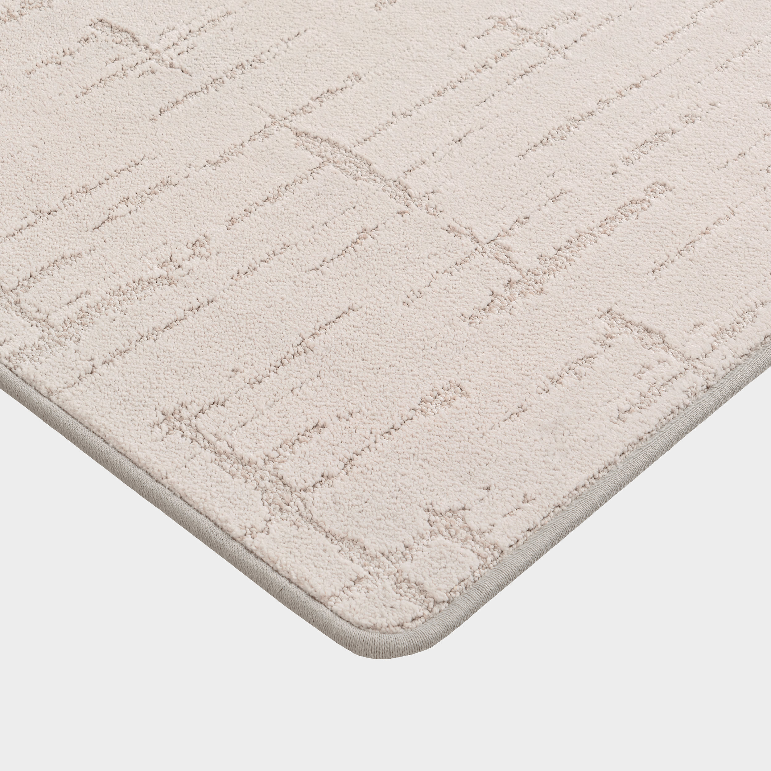Ibis Crosshatch Custom Rug | Light Grey - Image 2