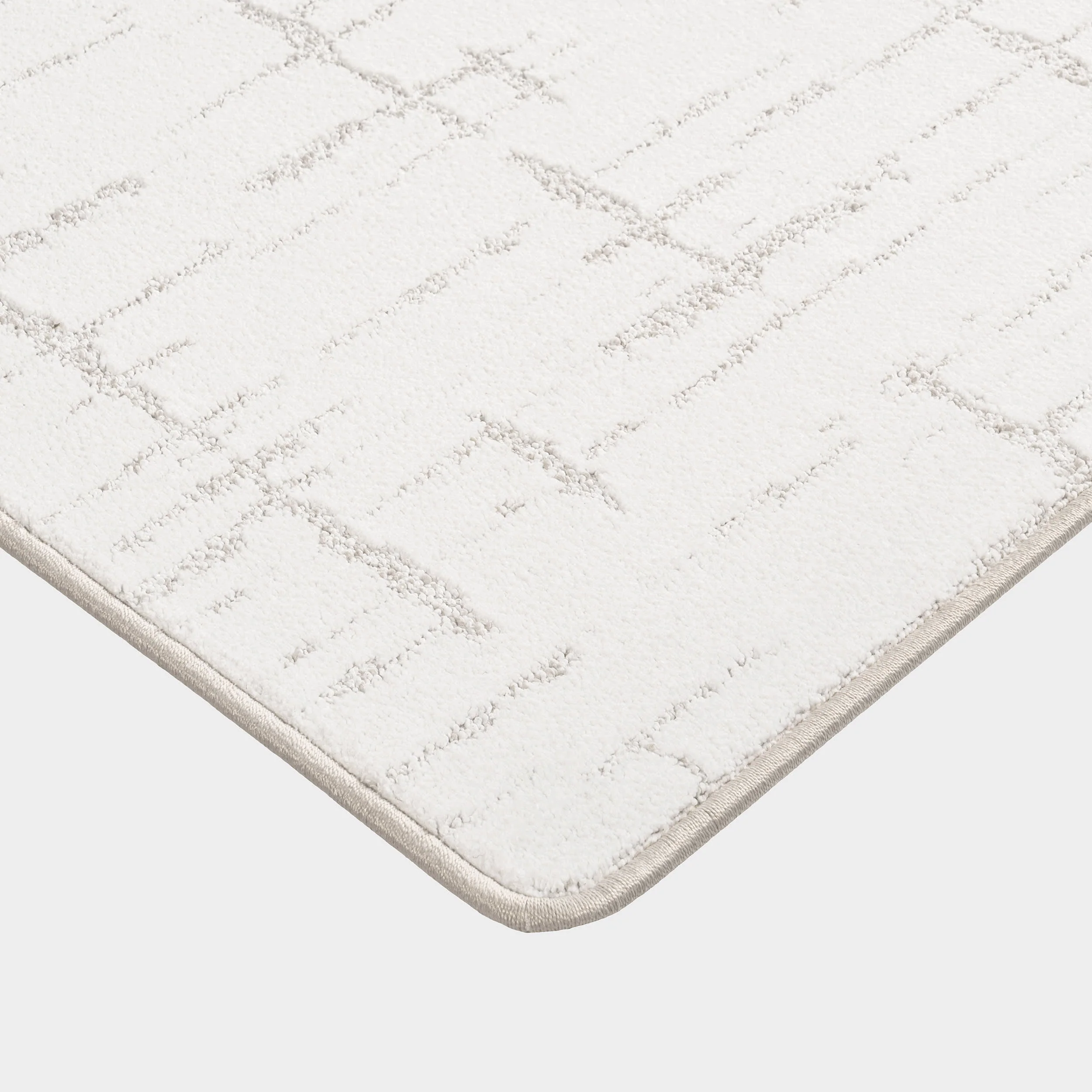 Ibis Crosshatch Custom Rug | White - Image 2