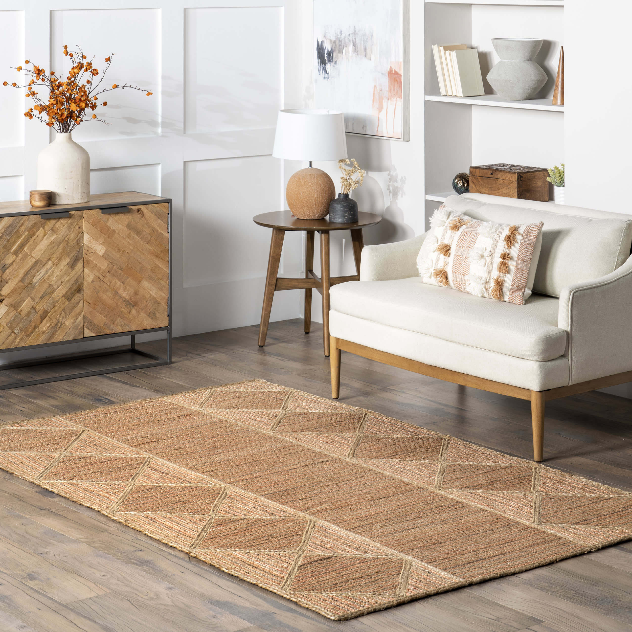 Iggy Jute Moroccan Rug | Natural - Image 2