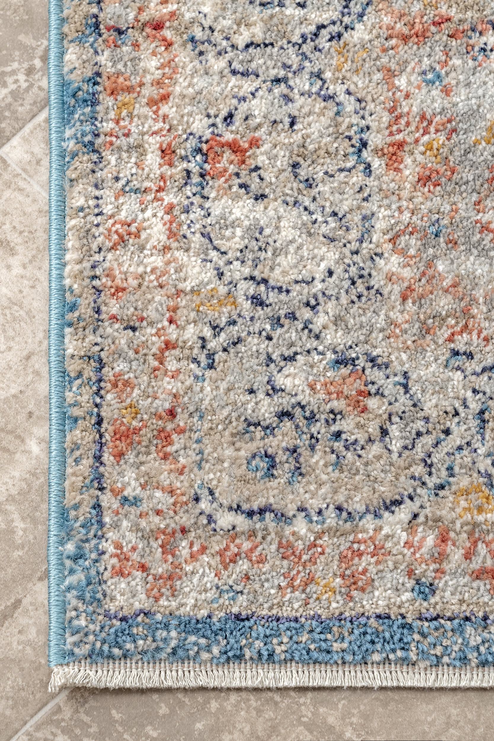 Impassioned Medallion Rug | Blue - Image 3