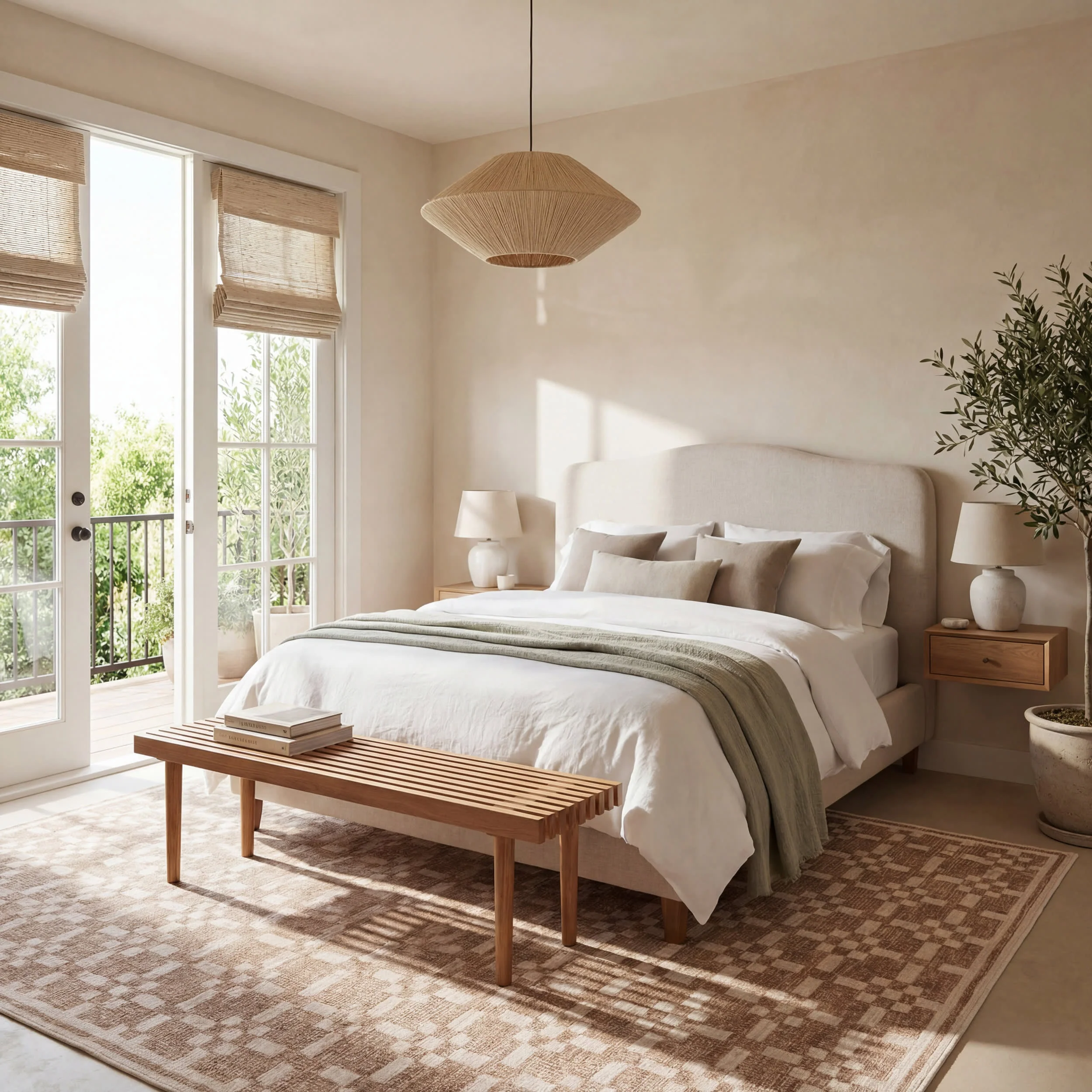 Innex Bohemian Washable Rug | Natural - Image 10
