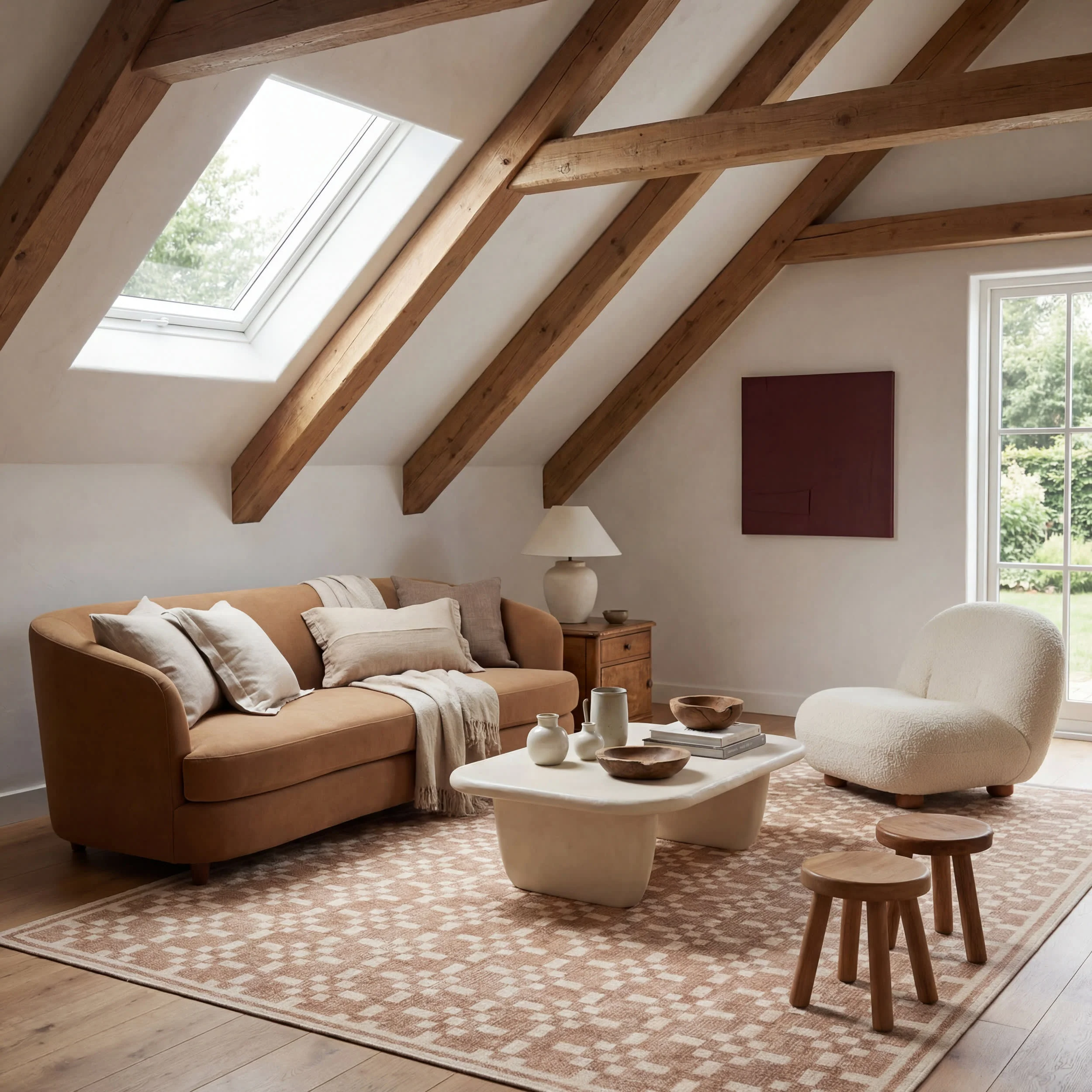 Innex Bohemian Washable Rug | Natural - Image 2