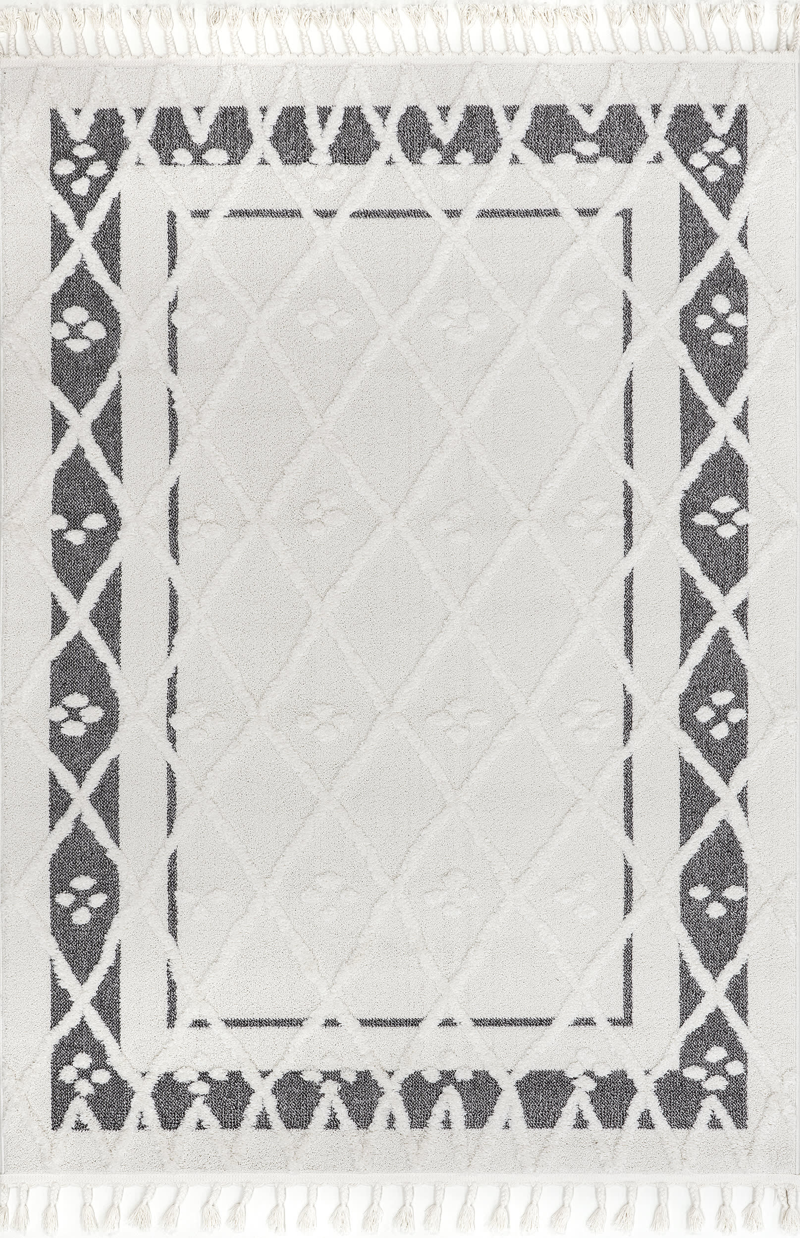 Isabel Trellis Textured Rug | Beige