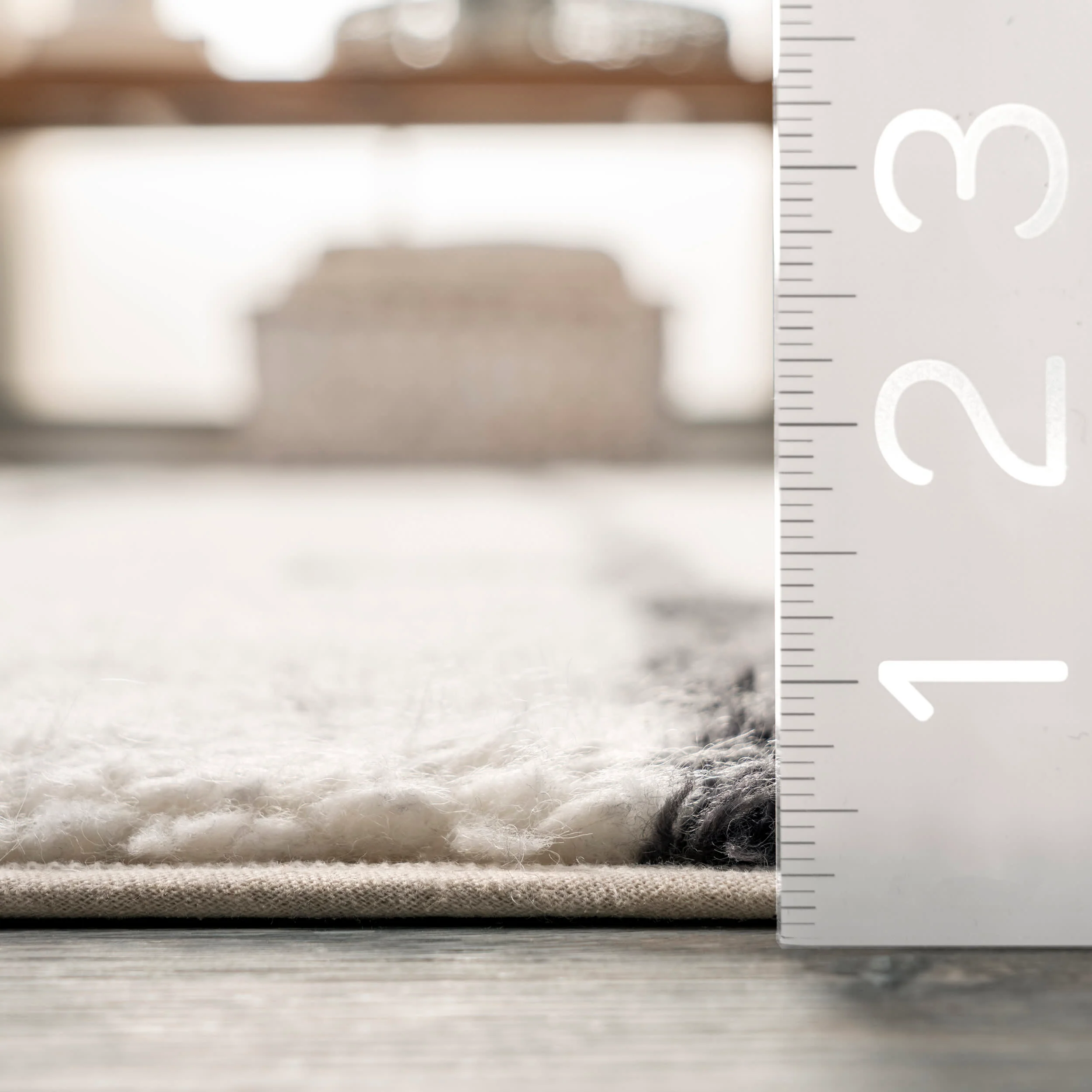 Isabelle Washable Bars Rug | Ivory - Image 5