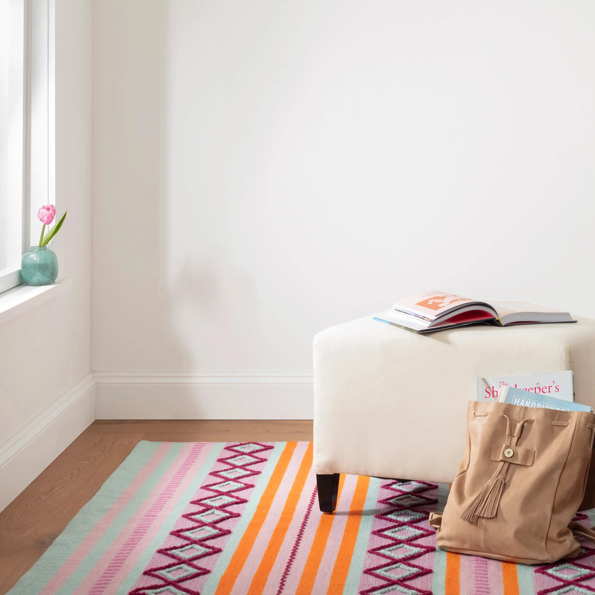Isla Stripe Handwoven Indoor/Outdoor Rug | Multi - Image 3