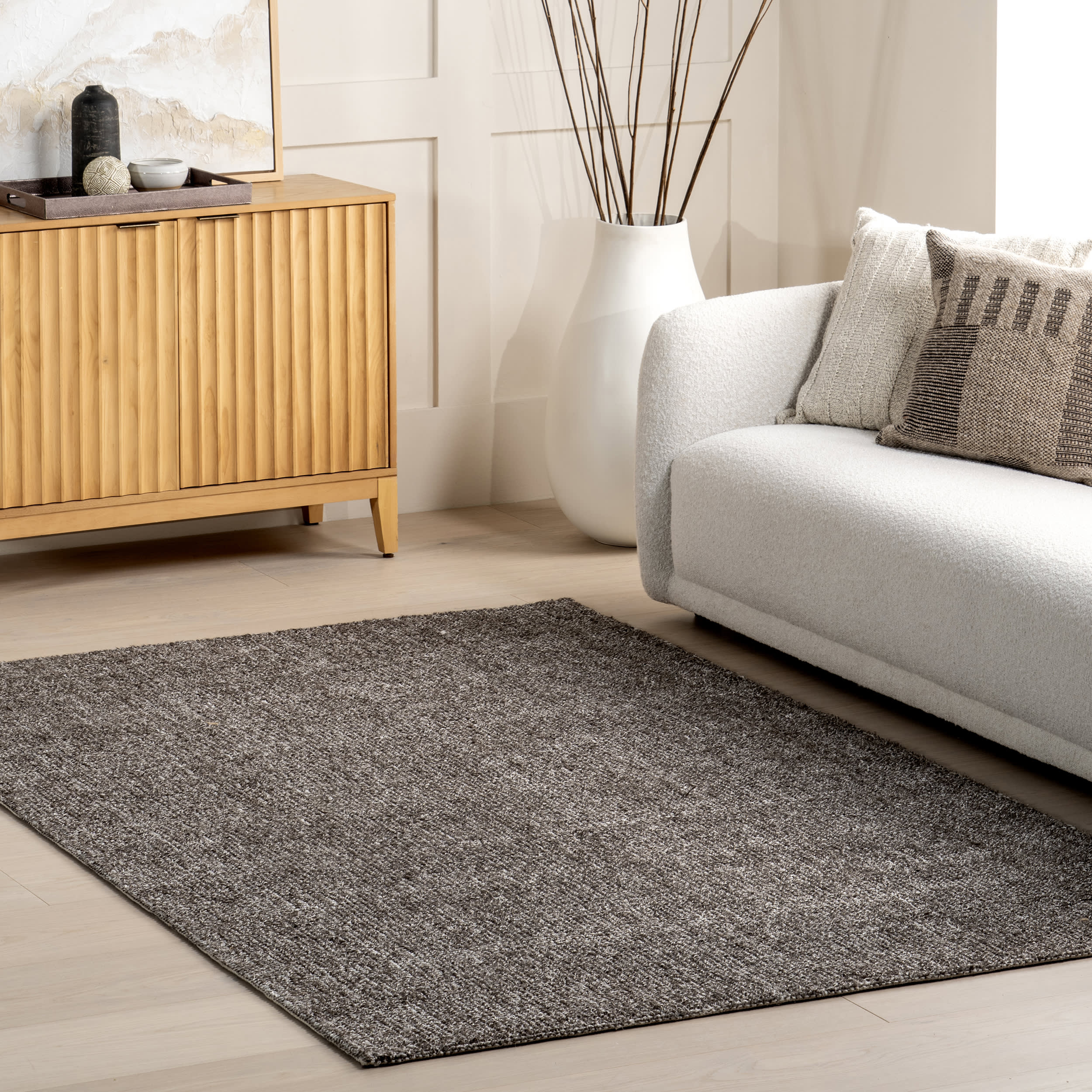 Jacinta Solid Rug | Brown - Image 2