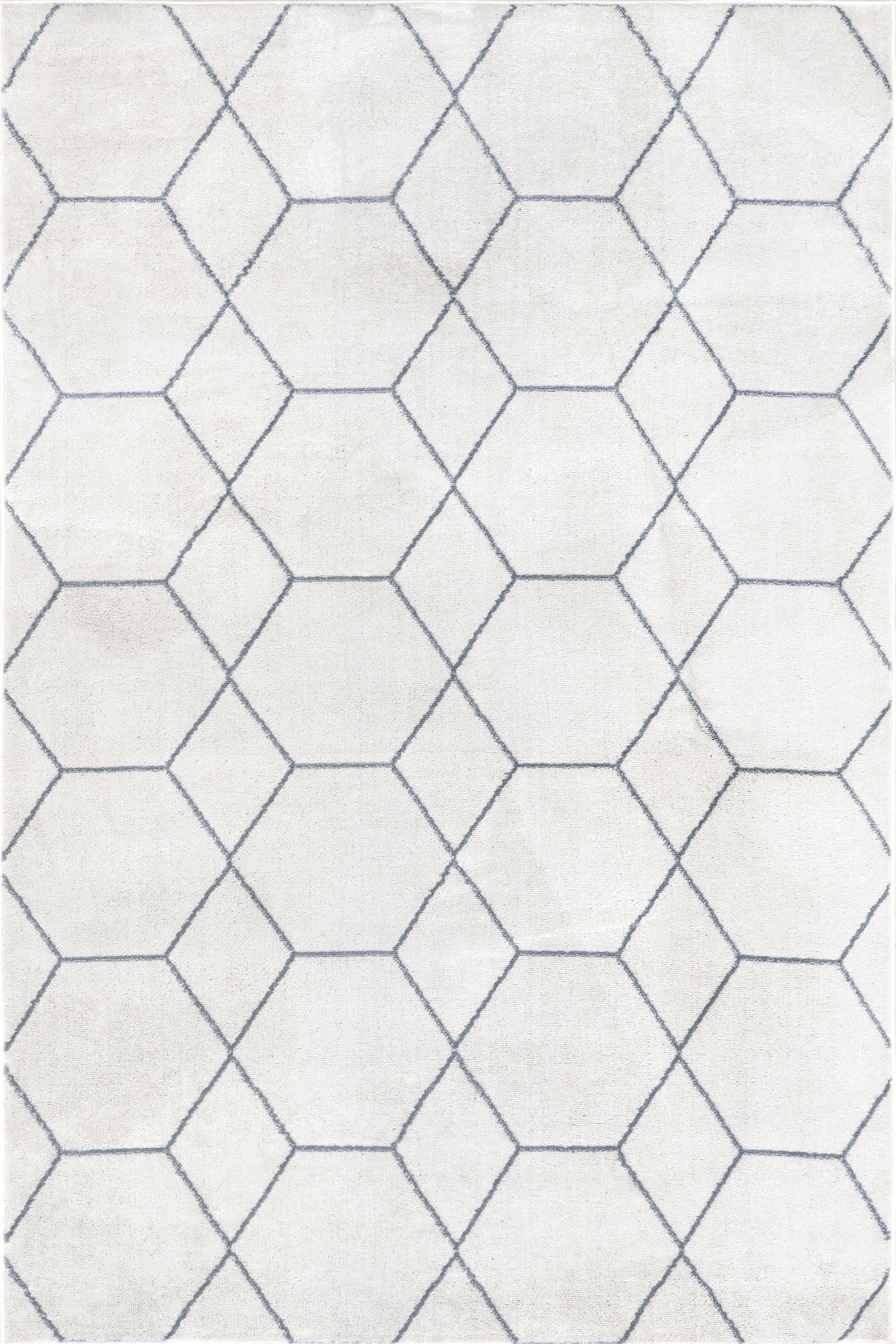 Jacqueline Honeycomb Trellis Rug | Blue