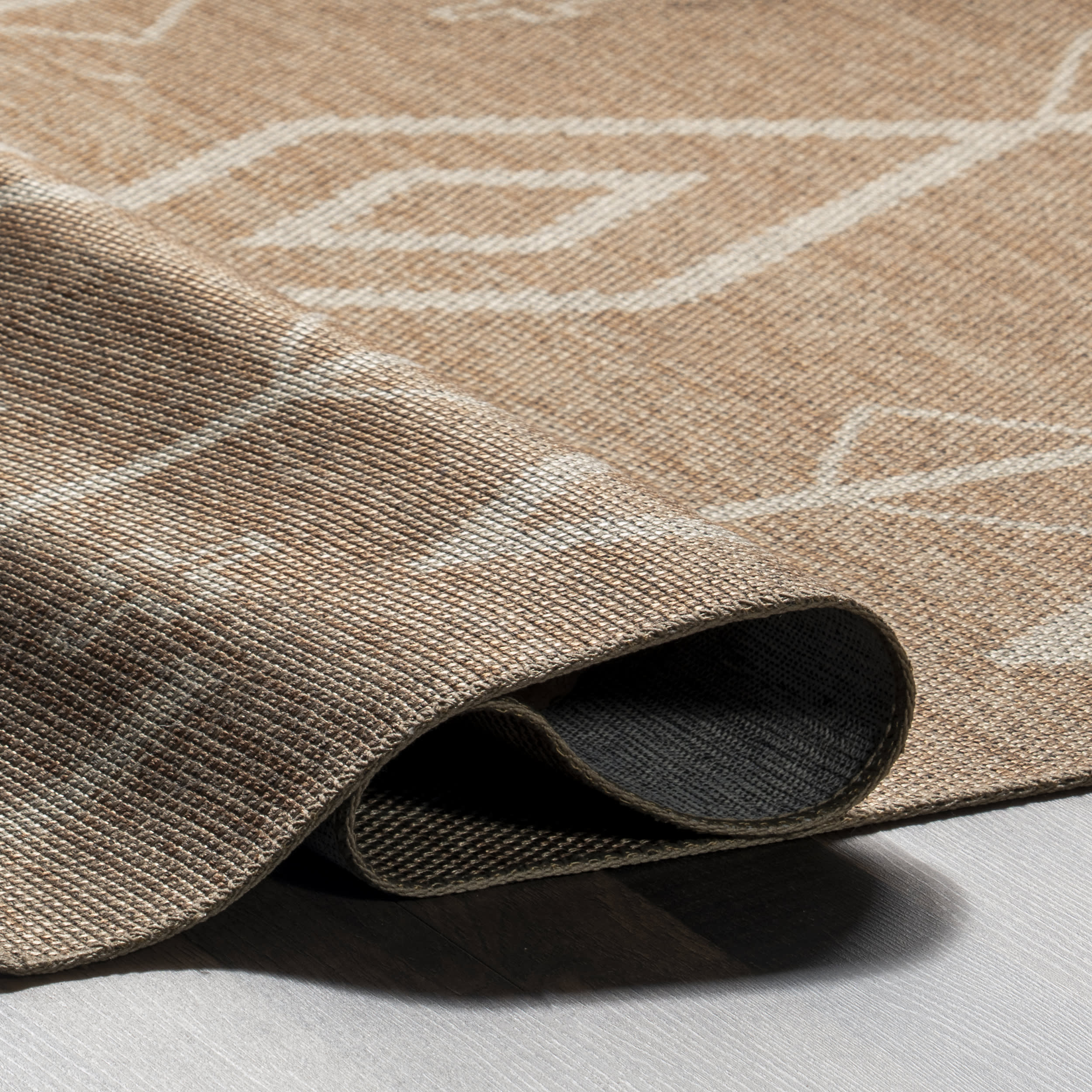 Jamima Easy-Jute Washable Southwestern Rug | Brown - Image 8