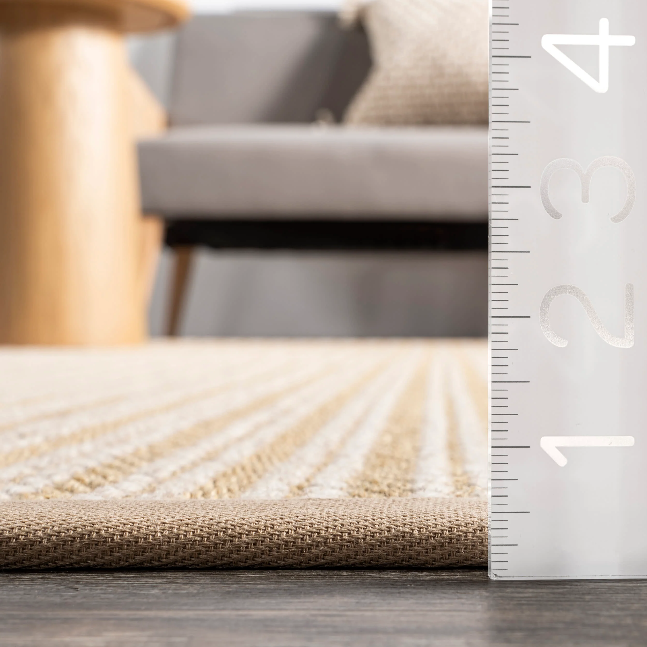 Janella Textured Sisal and Jute Rug | Brown - Image 5