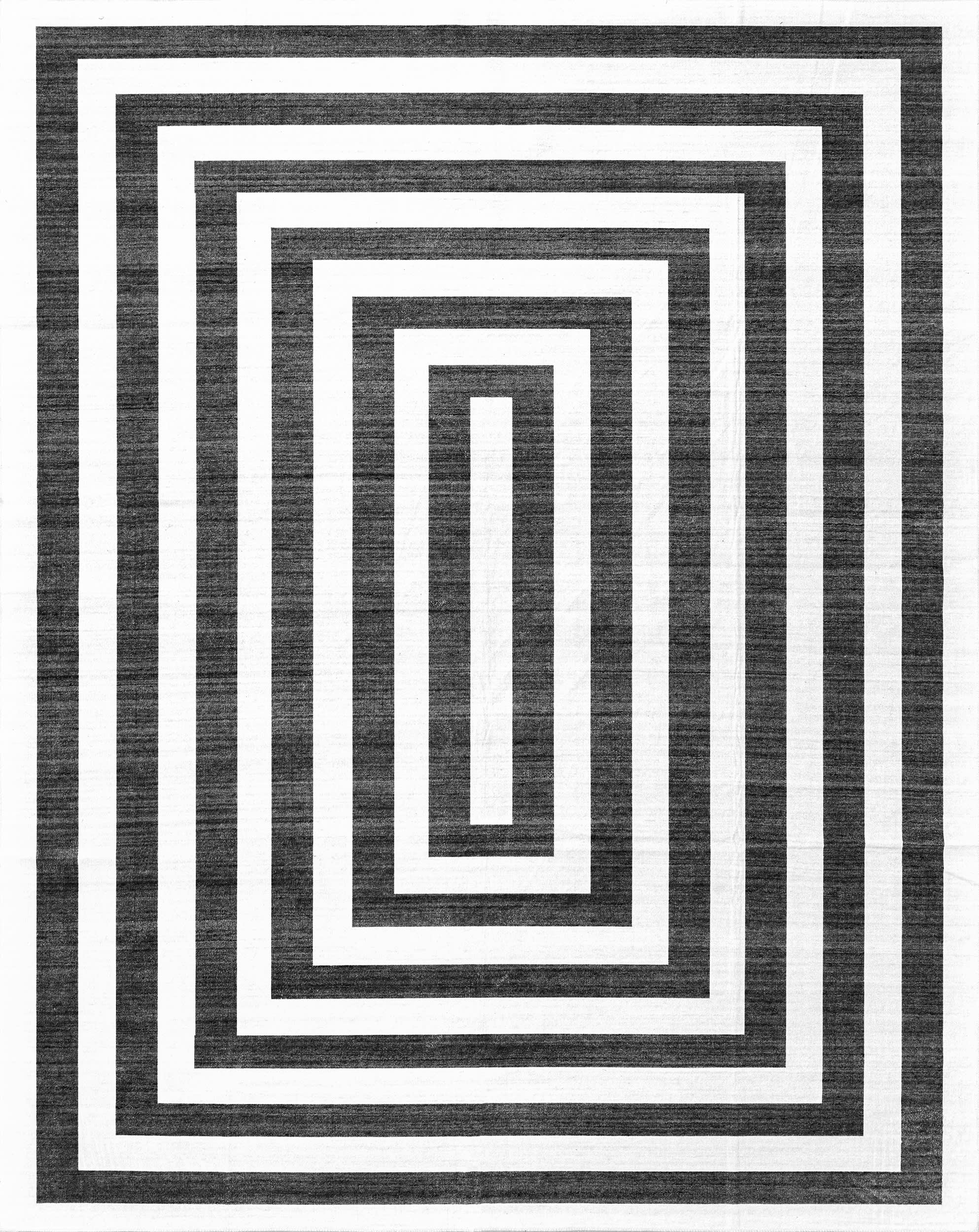 Janelle Washable Stripes Rug | Charcoal