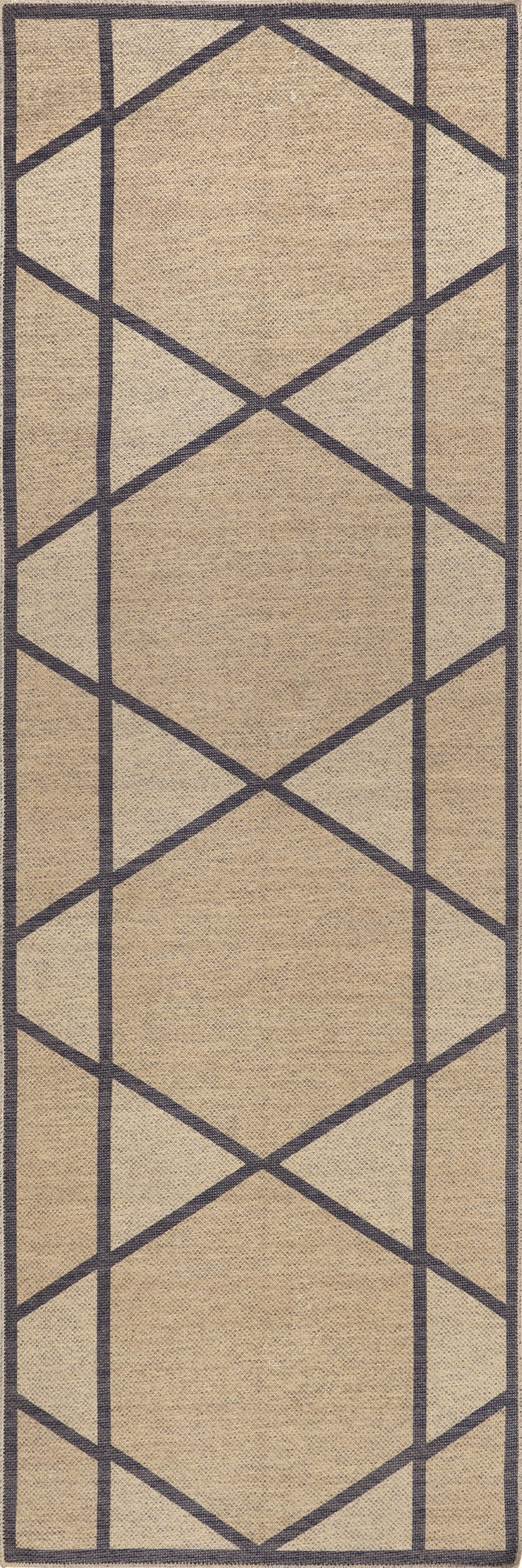 Jaquenetta Easy-Jute Washable Trellis Rug | Brown