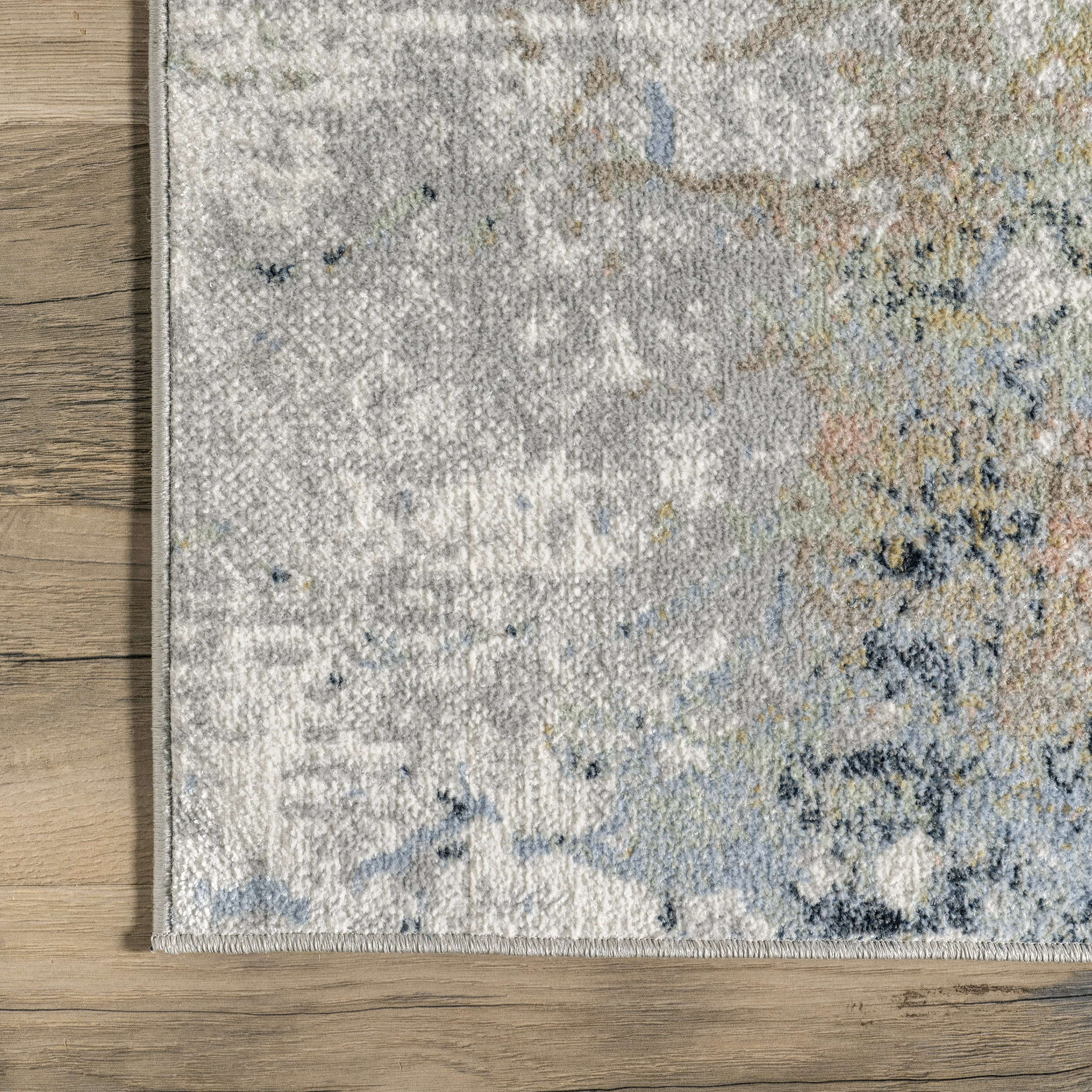 Jasmina Washable Splatter Rug | Light Beige - Image 3