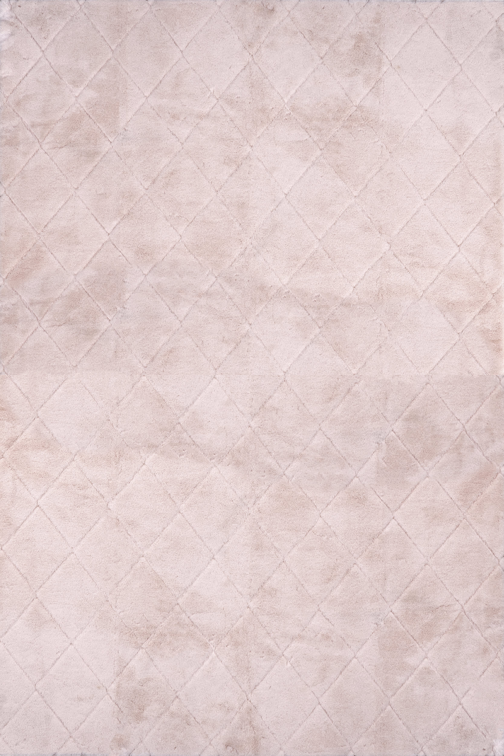 Jaylene Trellis Plush Cloud Washable Rug | Blush