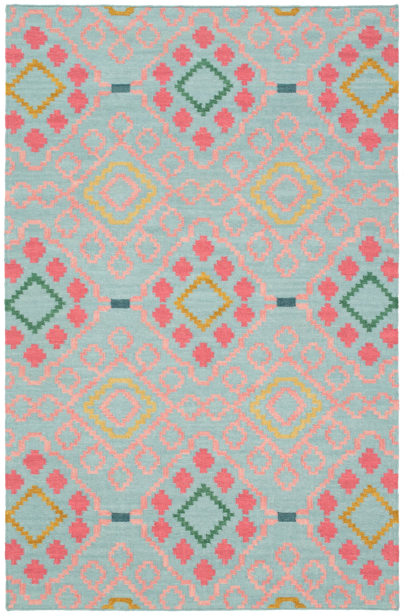 Jelly Roll Handwoven Wool Rug | Multi