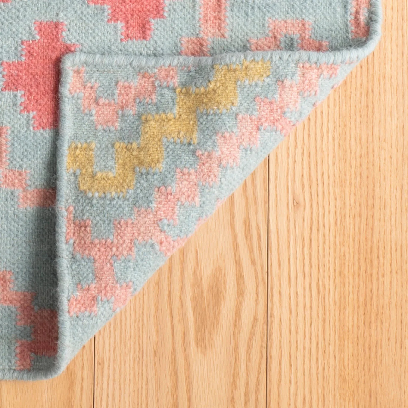 Jelly Roll Handwoven Wool Rug | Multi - Image 6