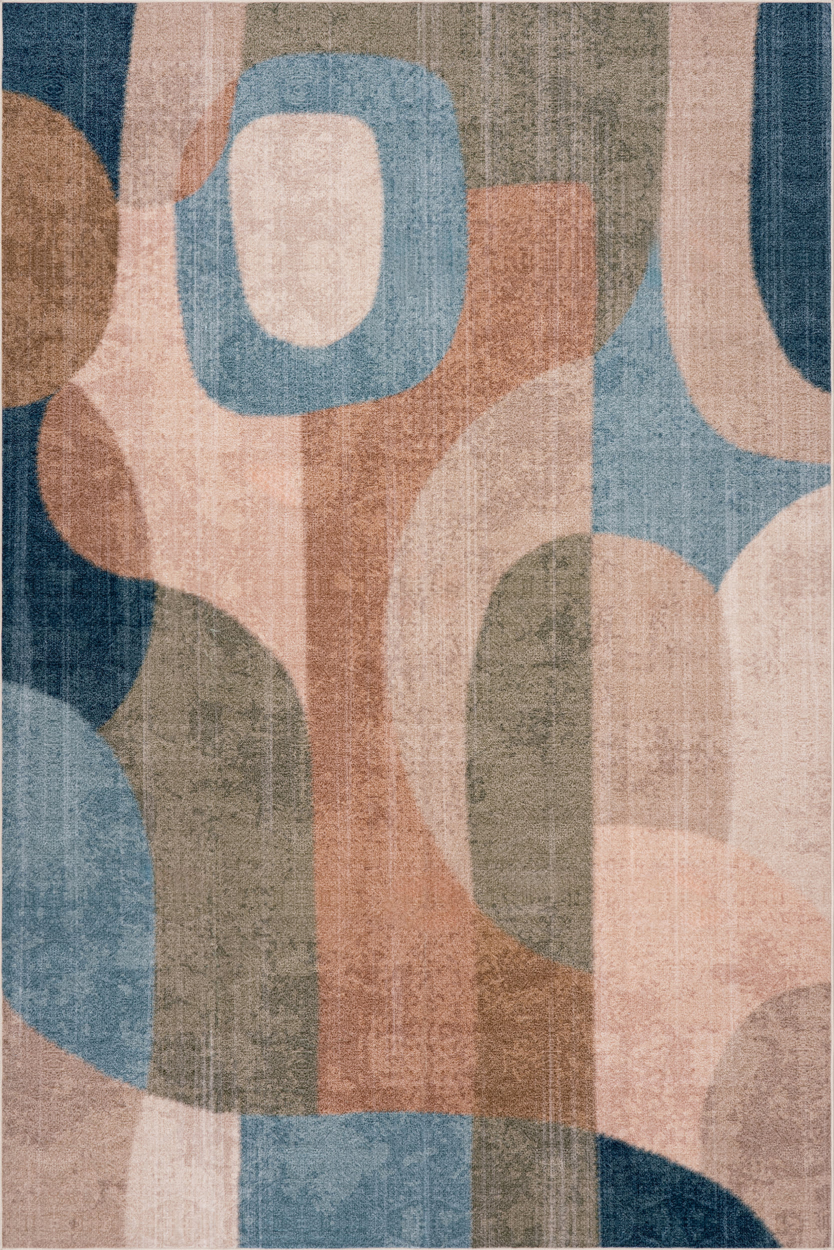 Jenice Abstract Washable Rug | Multicolor