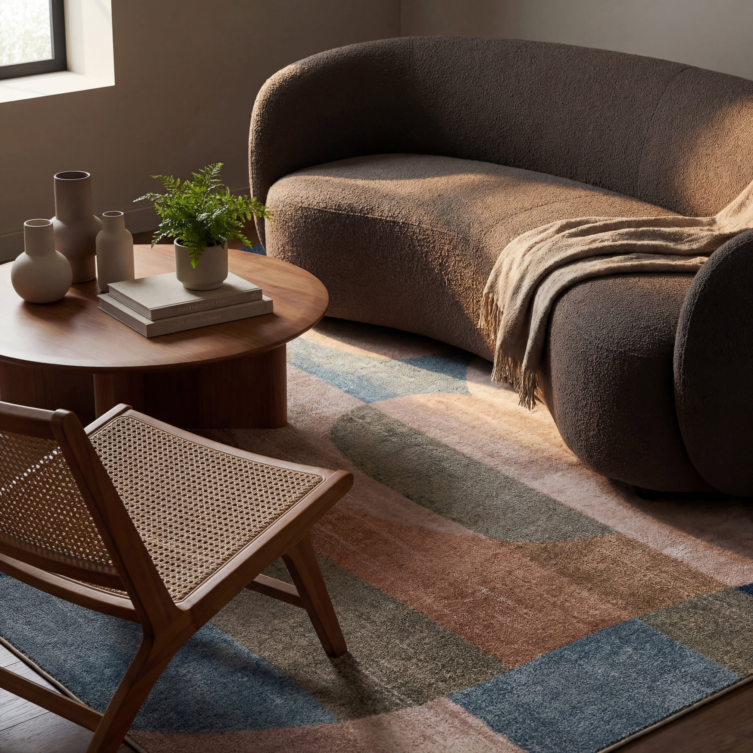 Jenice Abstract Washable Rug | Multicolor - Image 5
